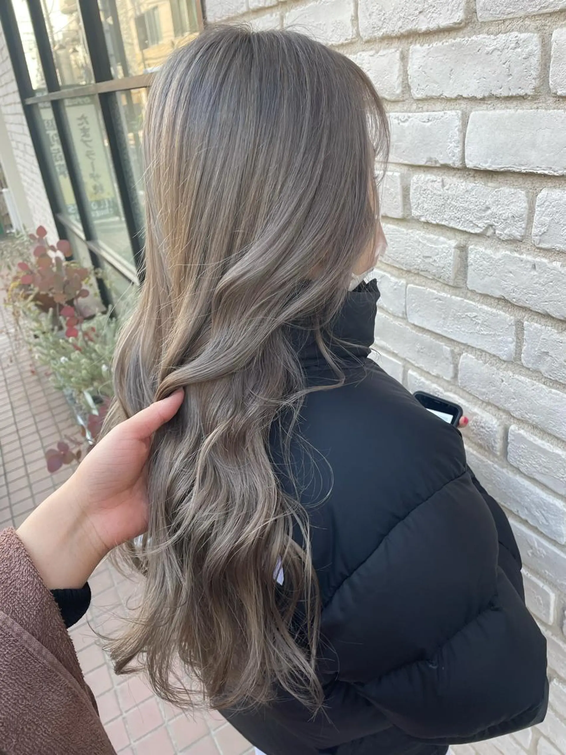 ロング カラー ベージュカラー 天野 玲菜のマツエク・マツパデザイン