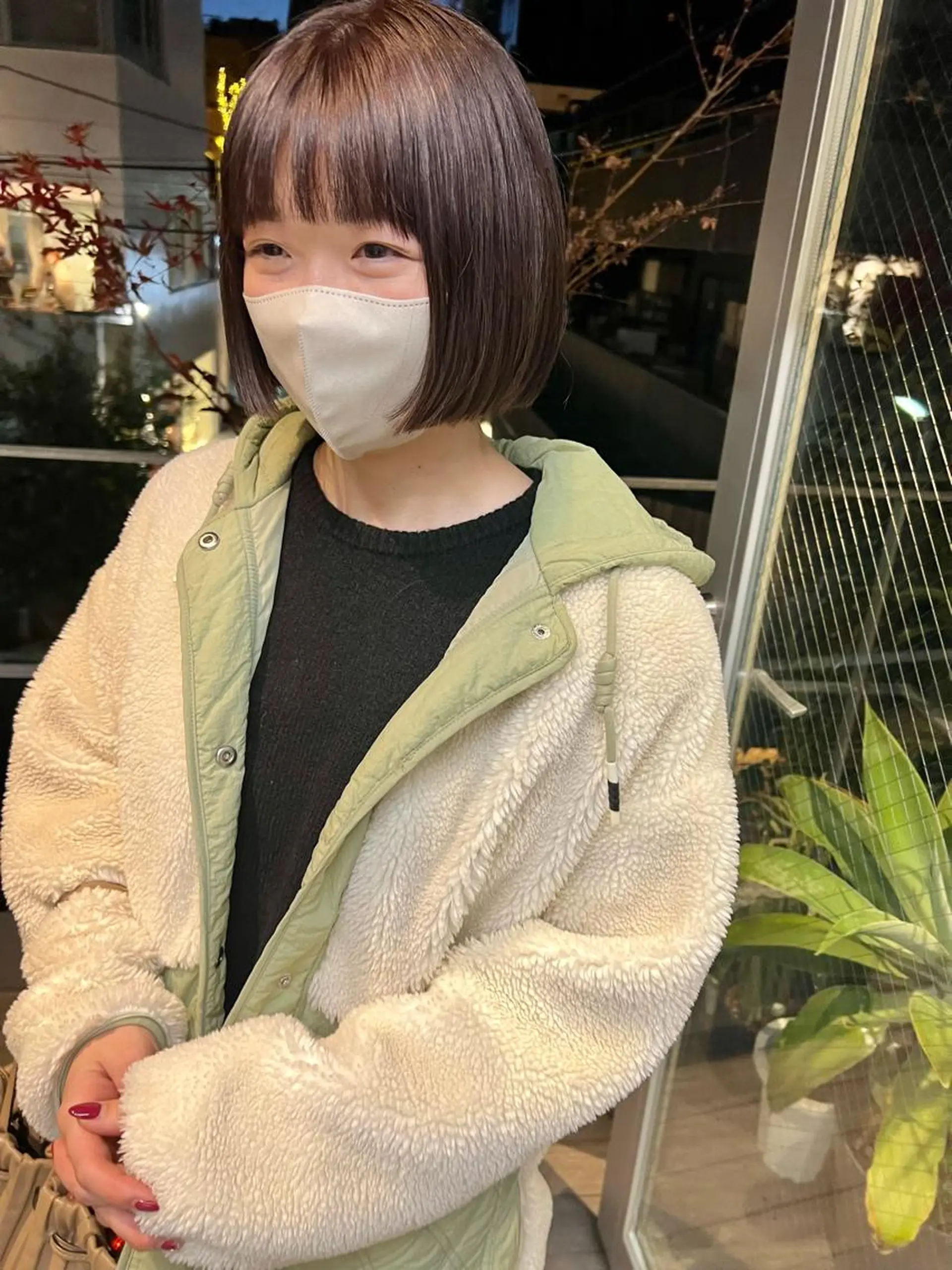 ショート カラー ボブ 顔周りカット カット ヘアカラー sakoda shunkiのヘアスタイル