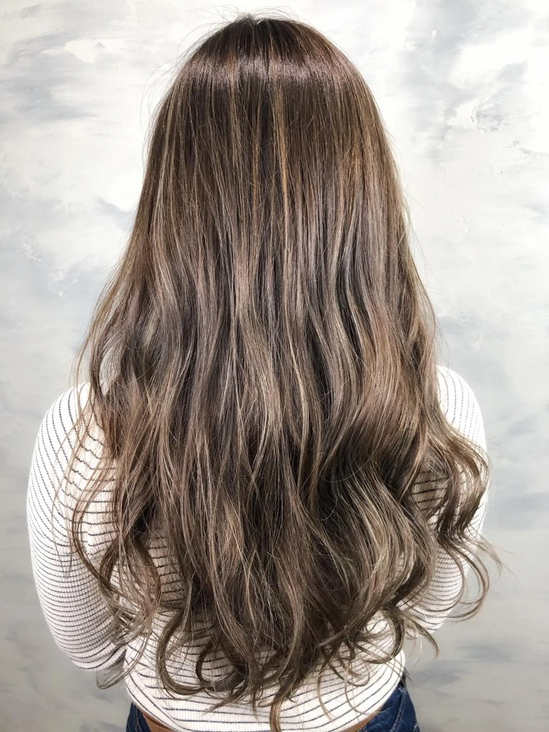 ロング カラー ベージュカラー ハイライトカラー 3Dハイライト ハイライト biscohair 髪にドラマを。のヘアスタイル