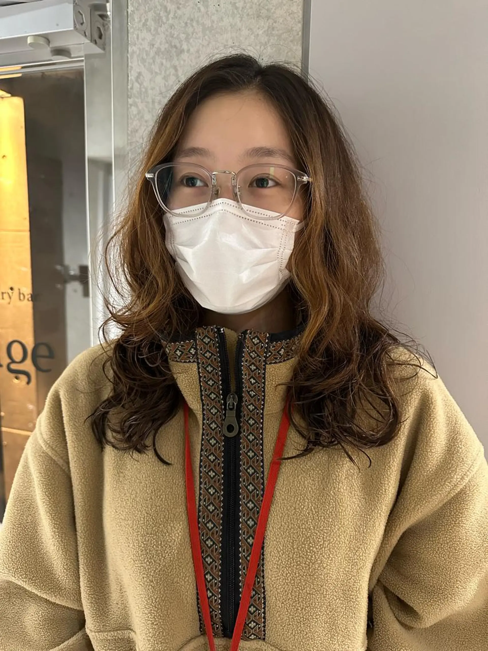 ロング パーマ 小滝 楓のヘアスタイル