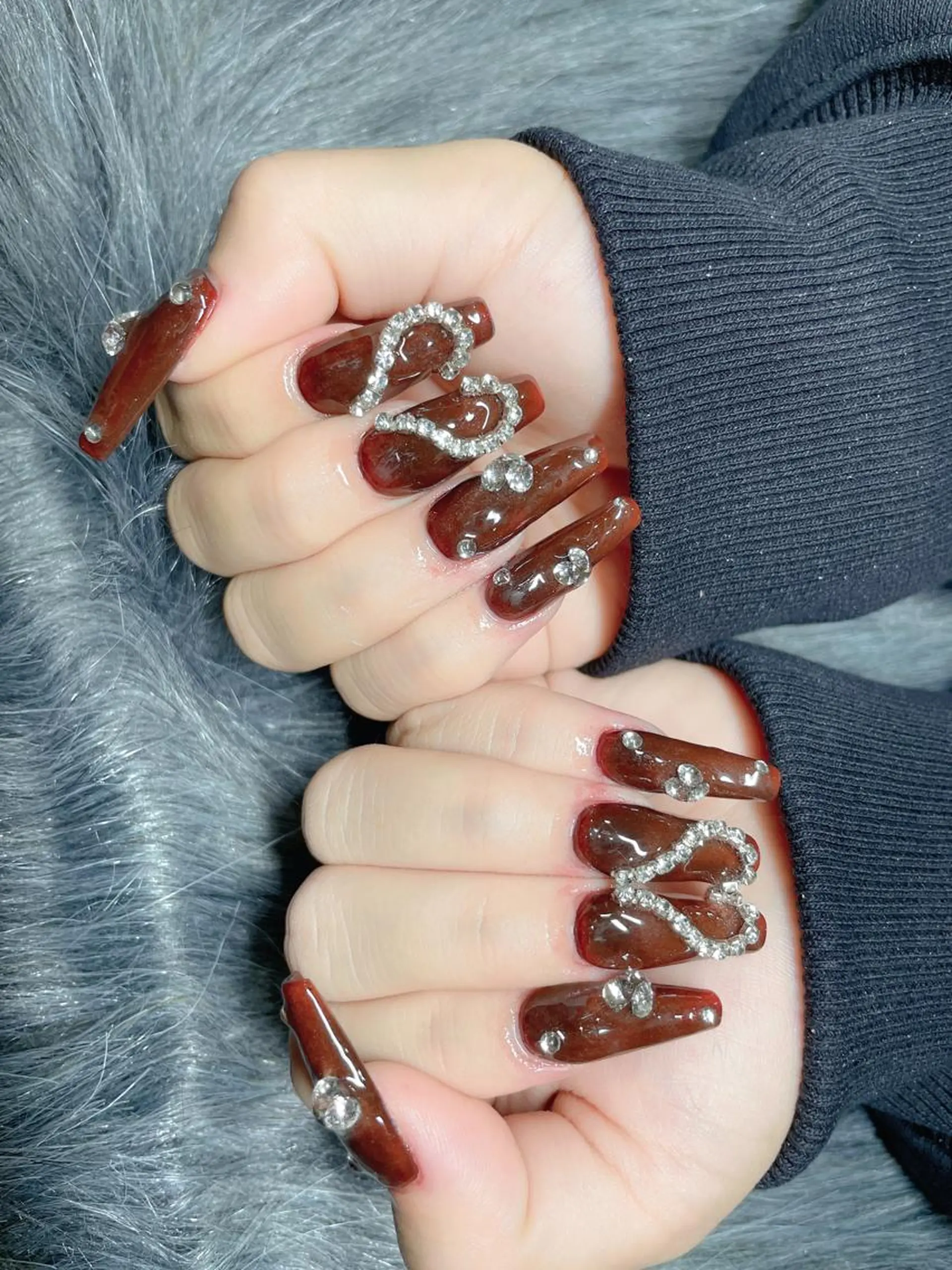 ロング ネイル ハンドネイル 《LB》ラブリエ Nail&eyeのマツエク・マツパデザイン