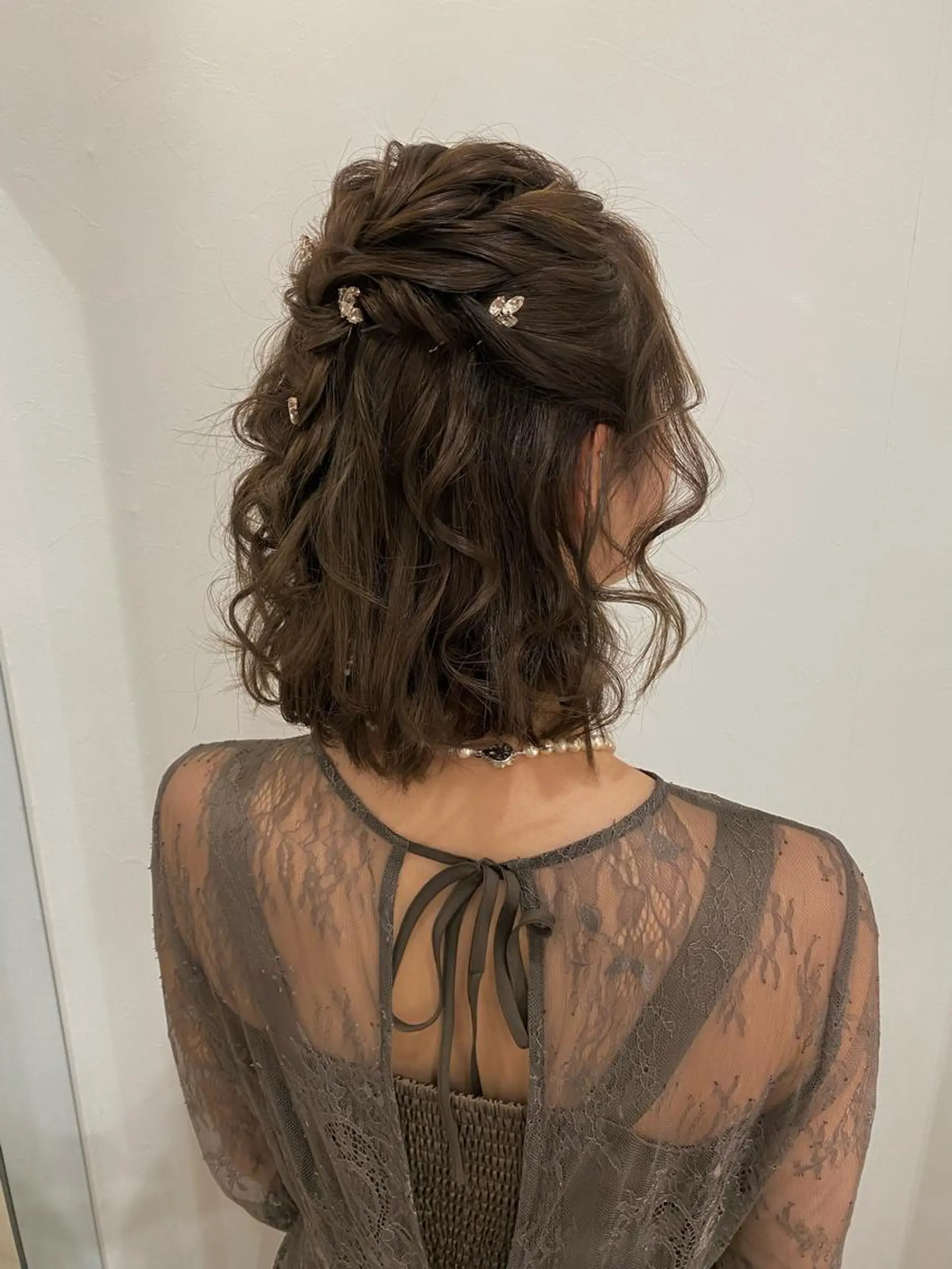 ミディアム ヘアアレンジ ボブ ヘアセット Total  Salon Mikazuki所属・Mikazuki オーナーTeradaのマツエク・マツパデザイン