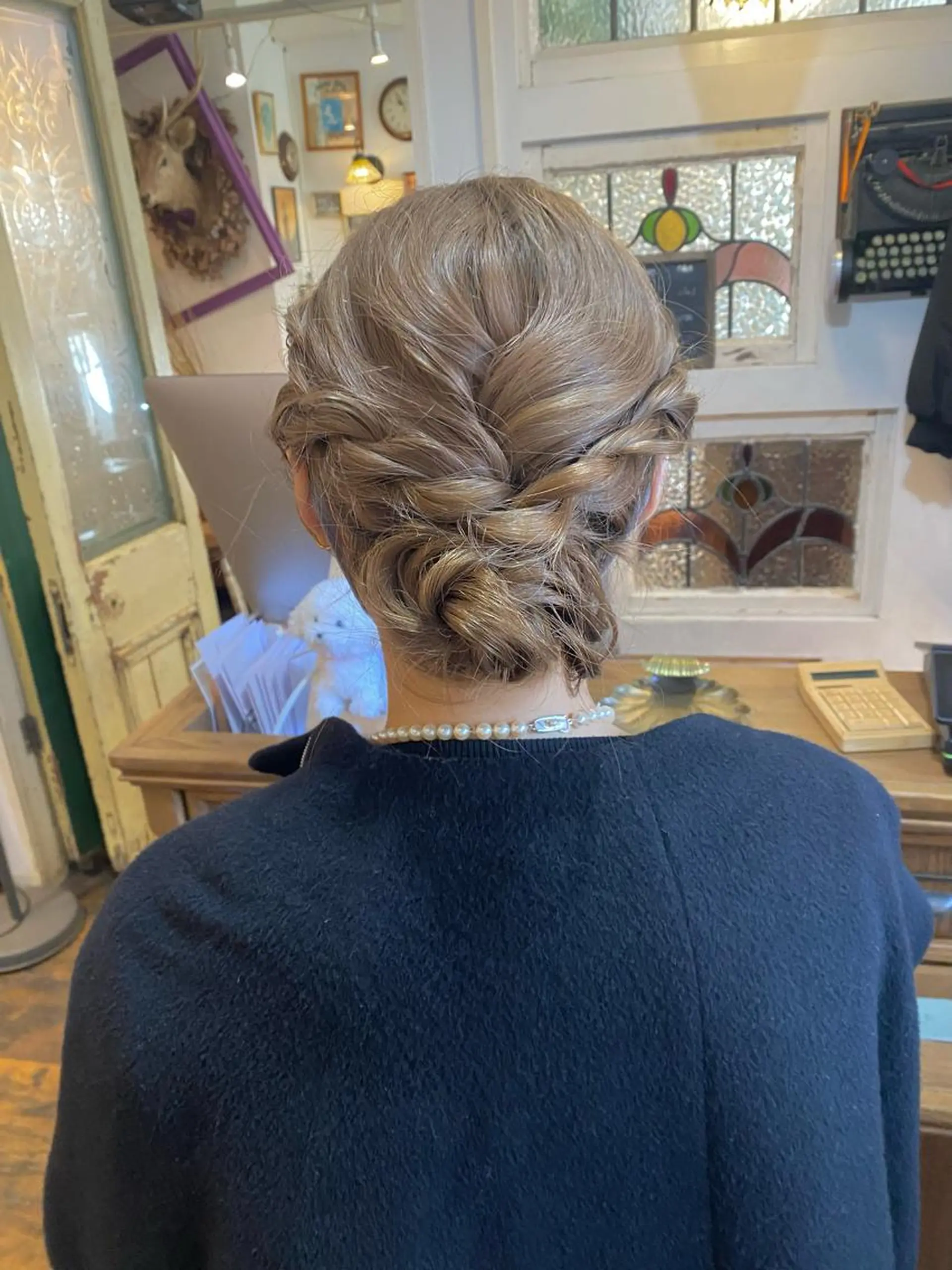 セミロング ヘアアレンジ ヘアセット SALOWIN二子玉川South店所属・AYANO ／レイヤー／オリーブのヘアスタイル