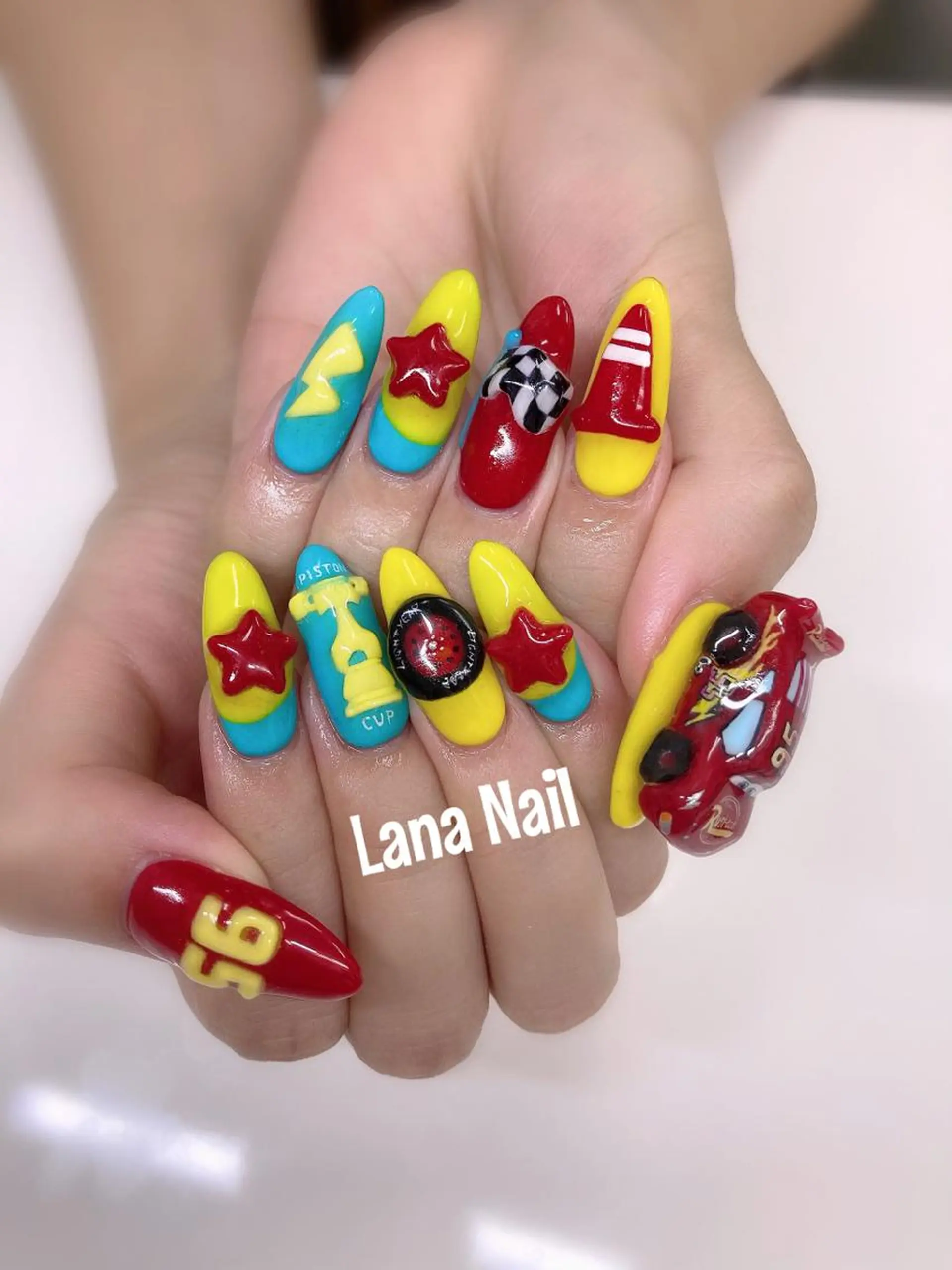 ネイル スカルプネイル Lana Nailのネイルデザイン