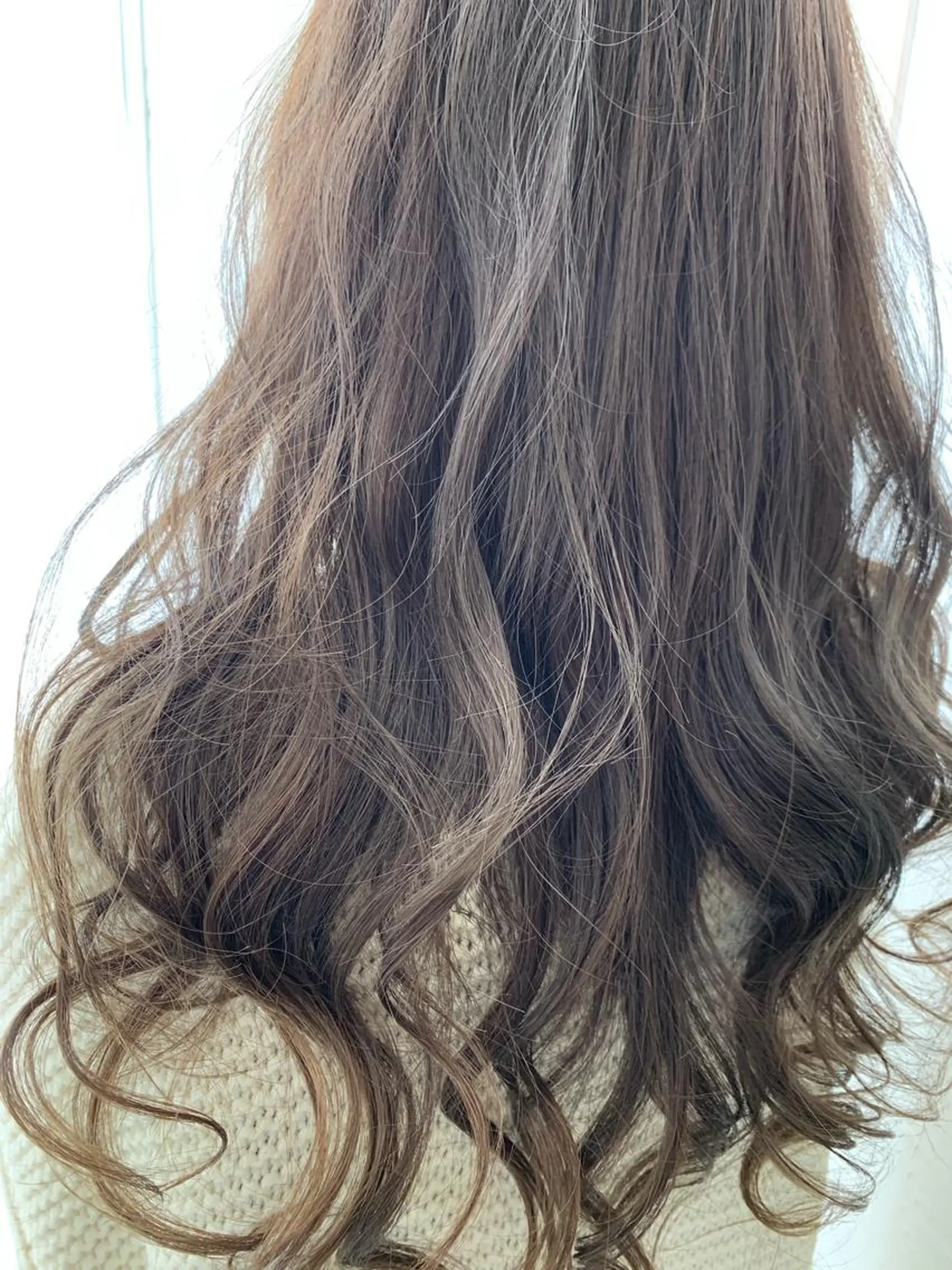 ロング カラー カット ヘアカラー fio マナミのヘアスタイル