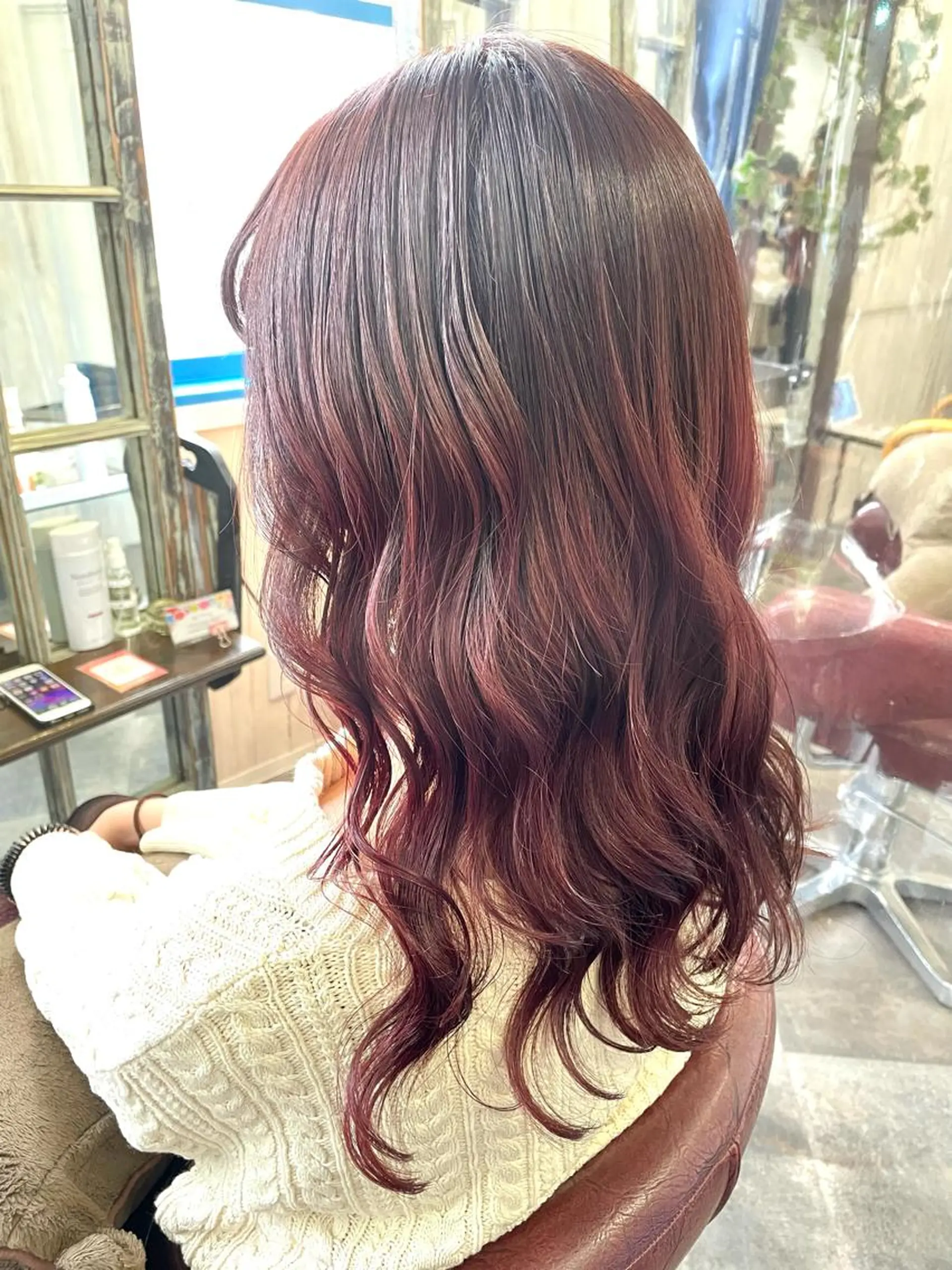 ロング カラー 韓国ヘア/レイヤー/ ツヤカラー/ Aiのヘアスタイル