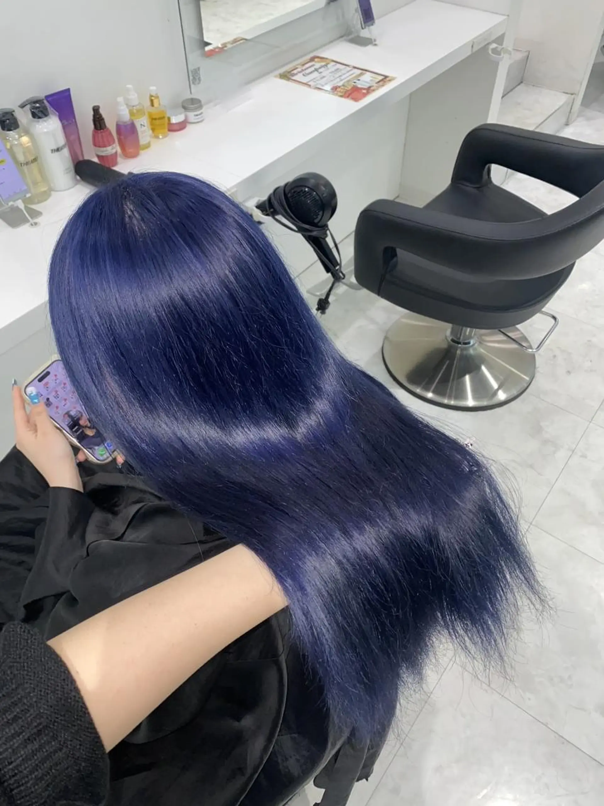 カラー 🤍ྀི透ける寒色 Cocoa🤍ྀིのヘアスタイル