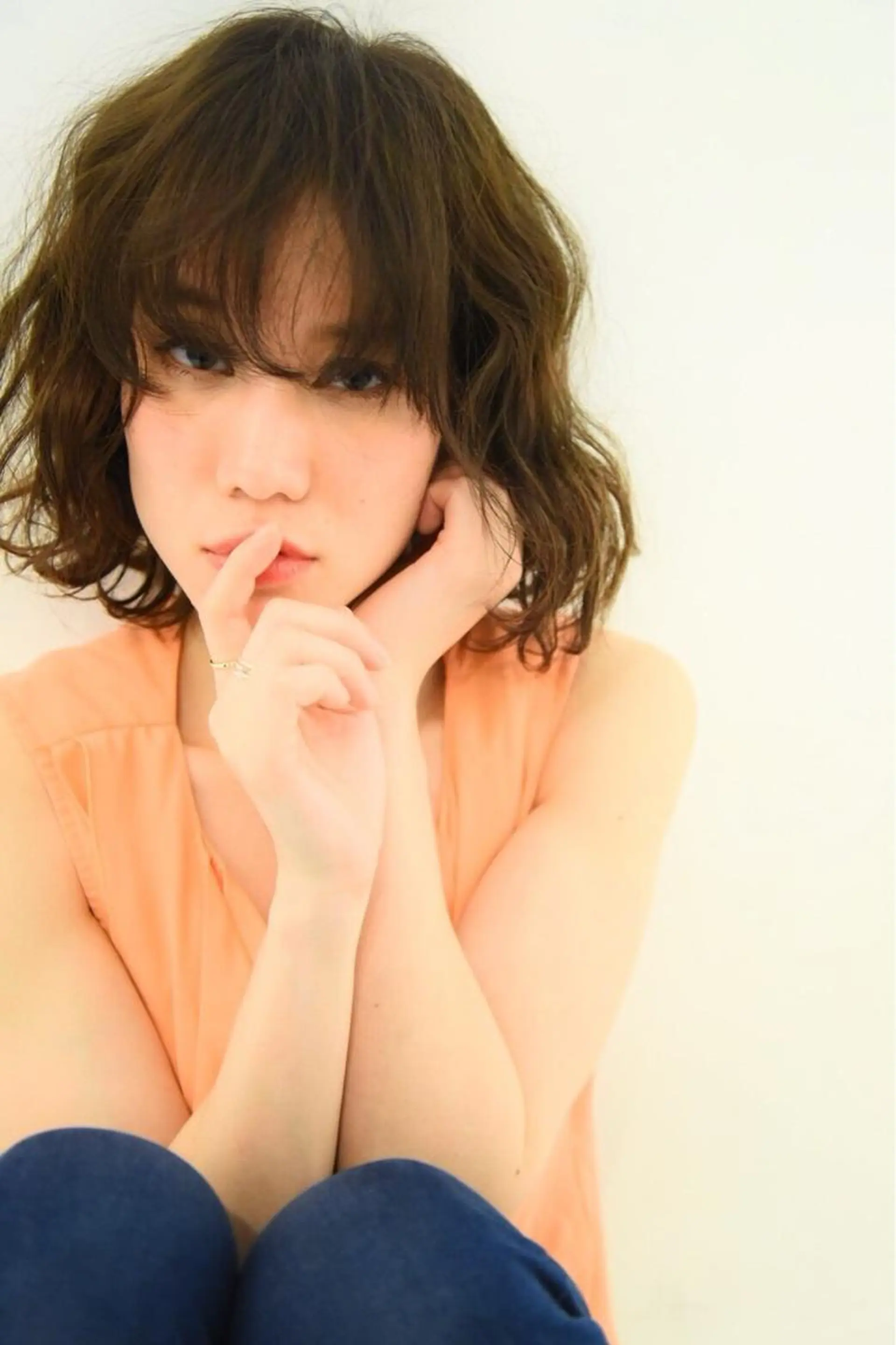 ミディアム カラー パーマ ヘアアレンジ メンズ キッズ ネイル マツエク・マツパ トリートメント EnBlesS西宮 マンツーマン神道有基のヘアスタイル