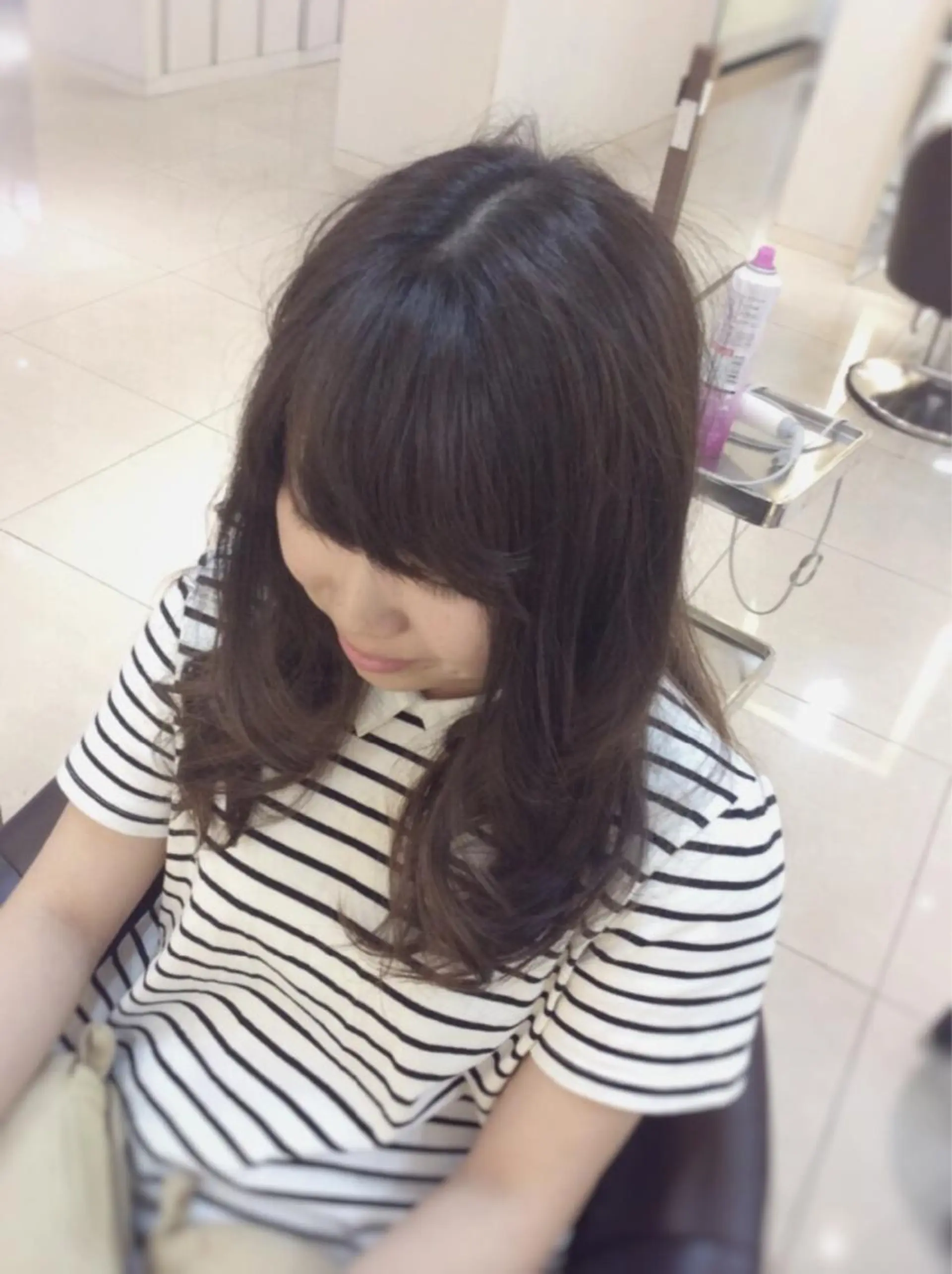 ロング カラー グレージュ 似合わせ／代表 髪質改善/山田将大のヘアスタイル