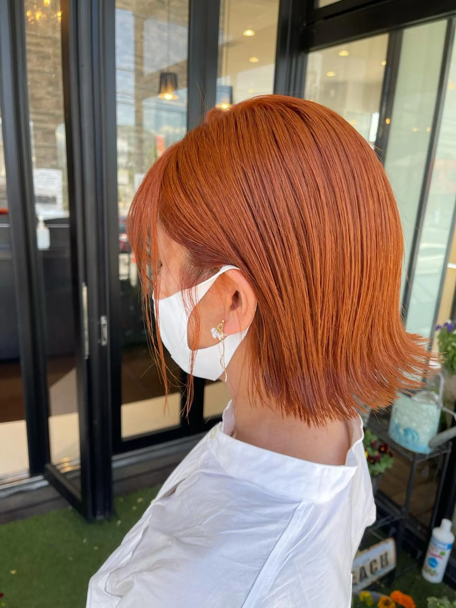 ショート カラー ブリーチ ボブ ブリーチ/ハイトーン SERINAのヘアスタイル