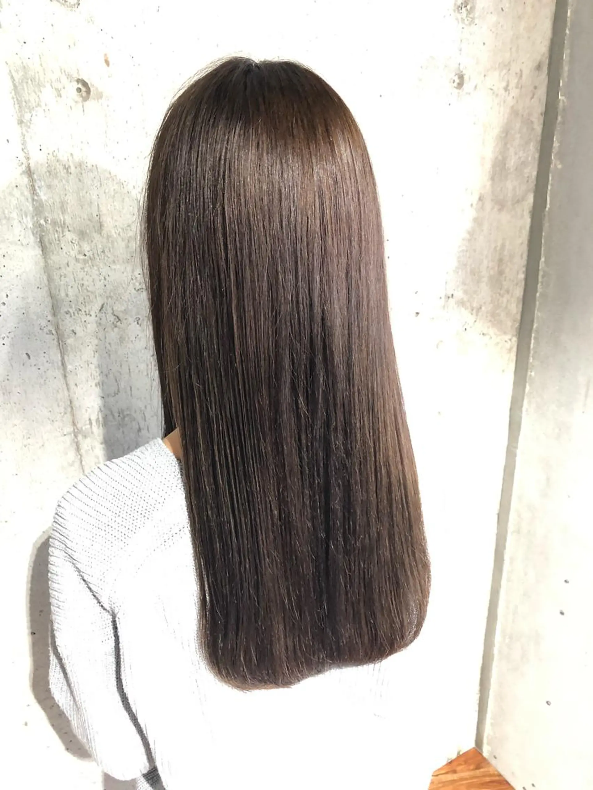 ロング カラー アッシュ カット ヘアカラー トリートメント ✨ご新規様のみ✨ ウンノのヘアスタイル