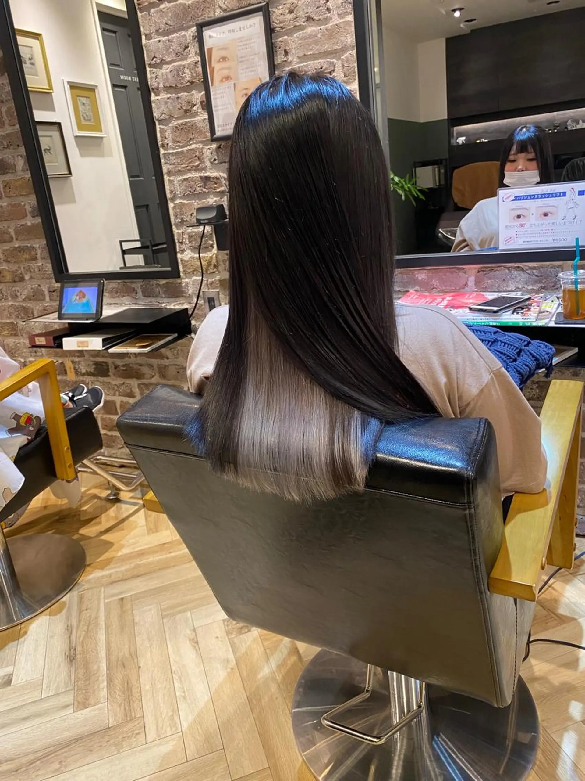 セミロング カット ヘアカラー 大内田 凌馬のヘアスタイル