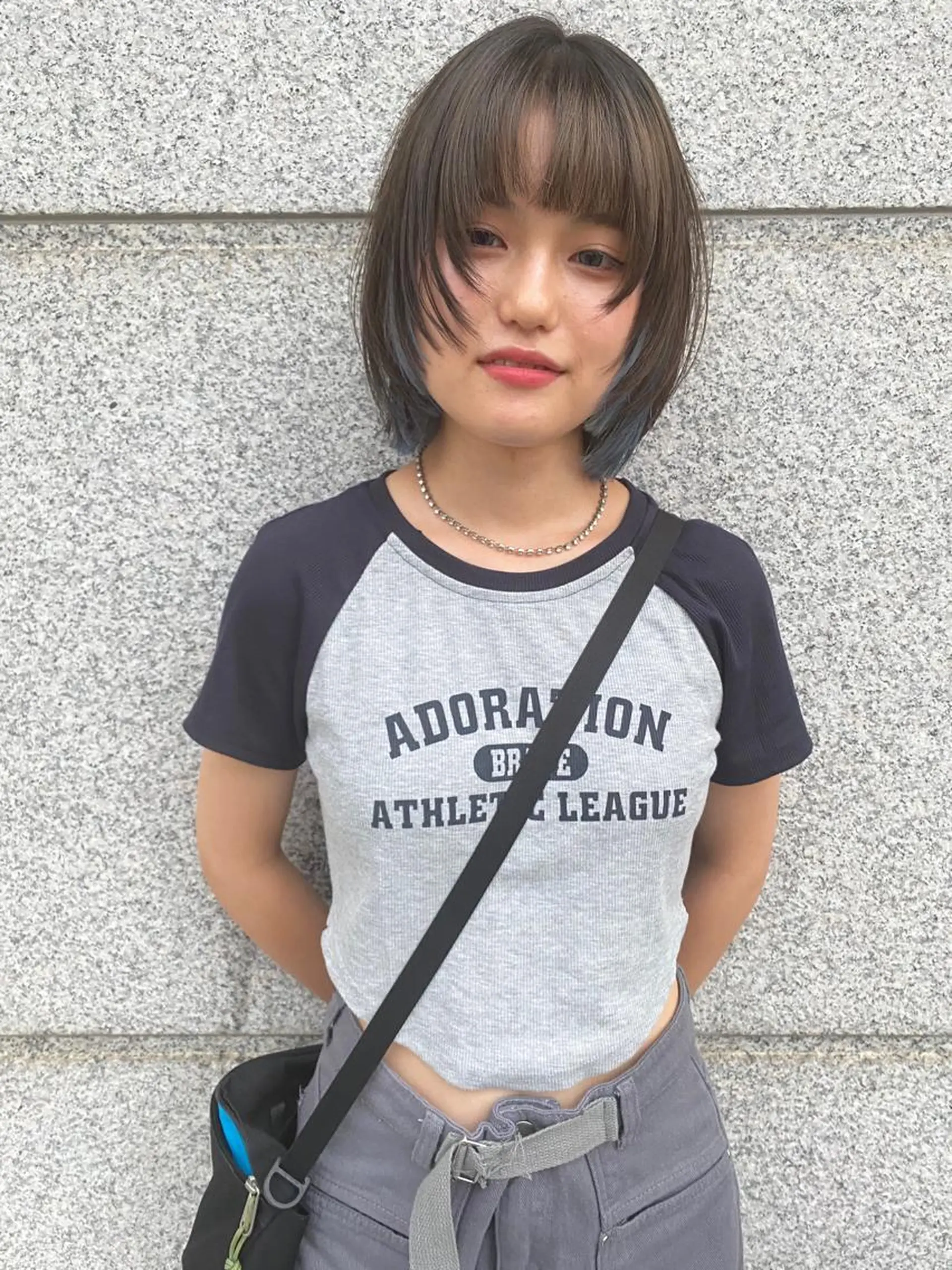 ショート カラー ヘアアレンジ メンズ キッズ ネイル マツエク・マツパ アイブロウ 広島/ボブ/レイヤー 🌿‬wakabaのヘアスタイル