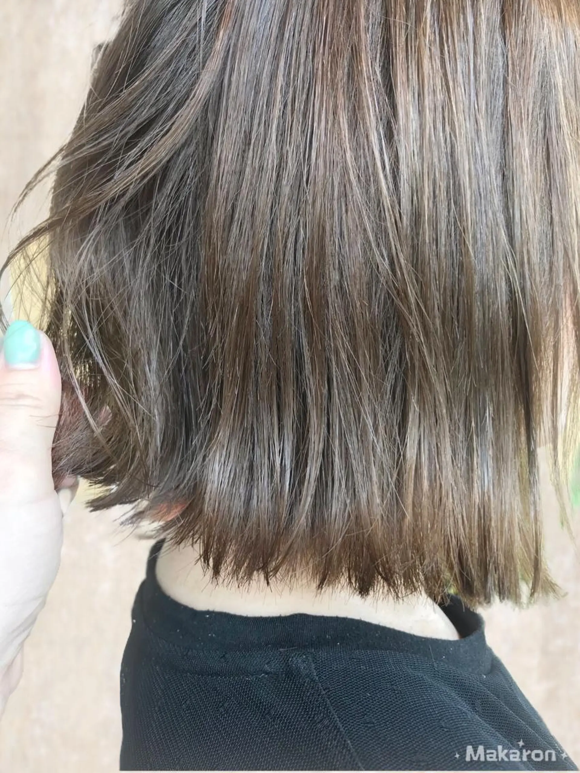 ショート カラー アッシュ ケアカラー 透明感カラー イルミナカラー オリーブアッシュ hair works raptureのヘアスタイル