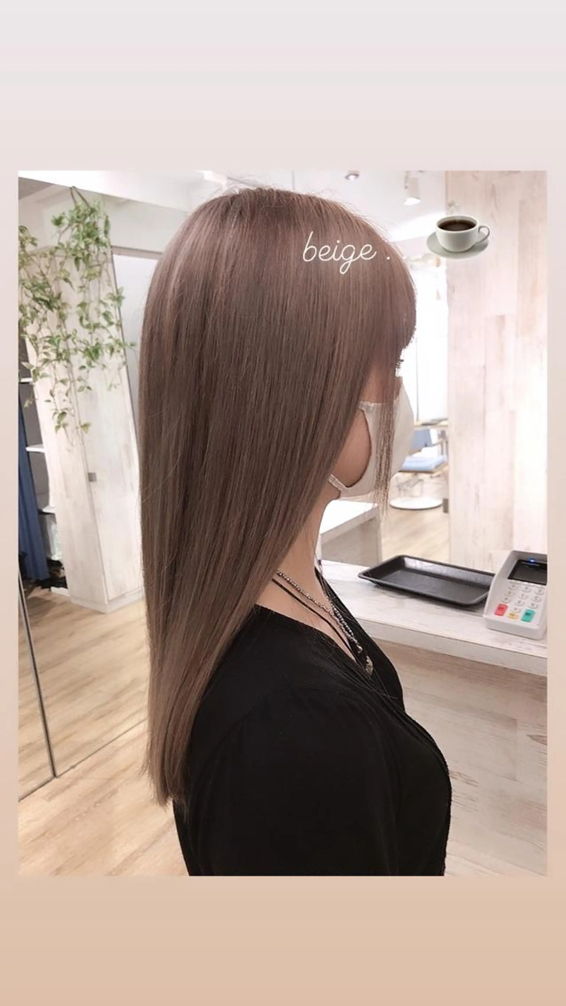 ミディアム 美髪特化韓国へア ❤︎nanami❤︎のヘアスタイル