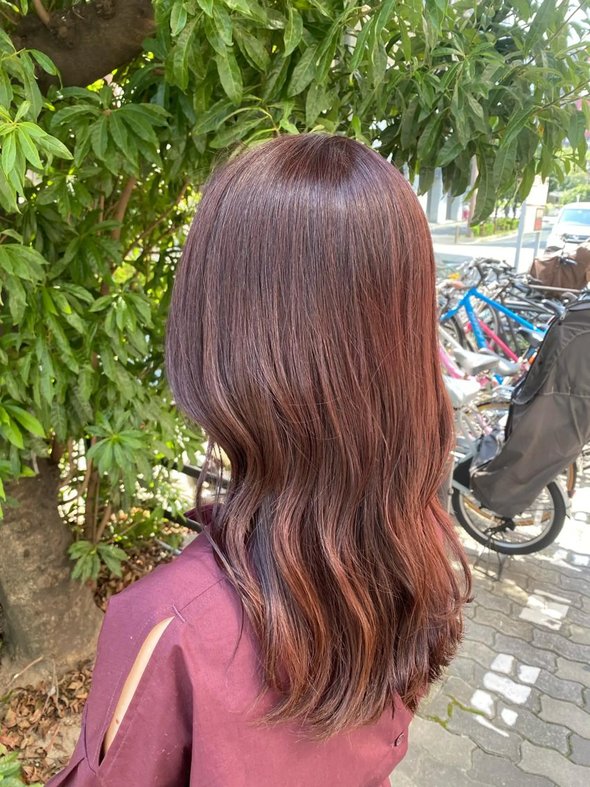 セミロング 大野 美紅のヘアスタイル