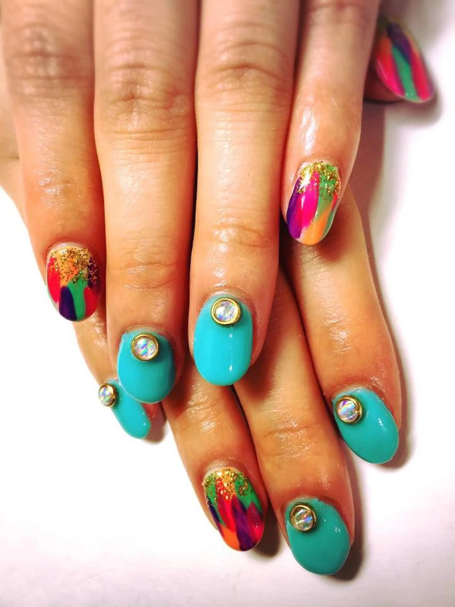 ネイル フットネイル ジェルネイル Ｓ Reyのネイルデザイン