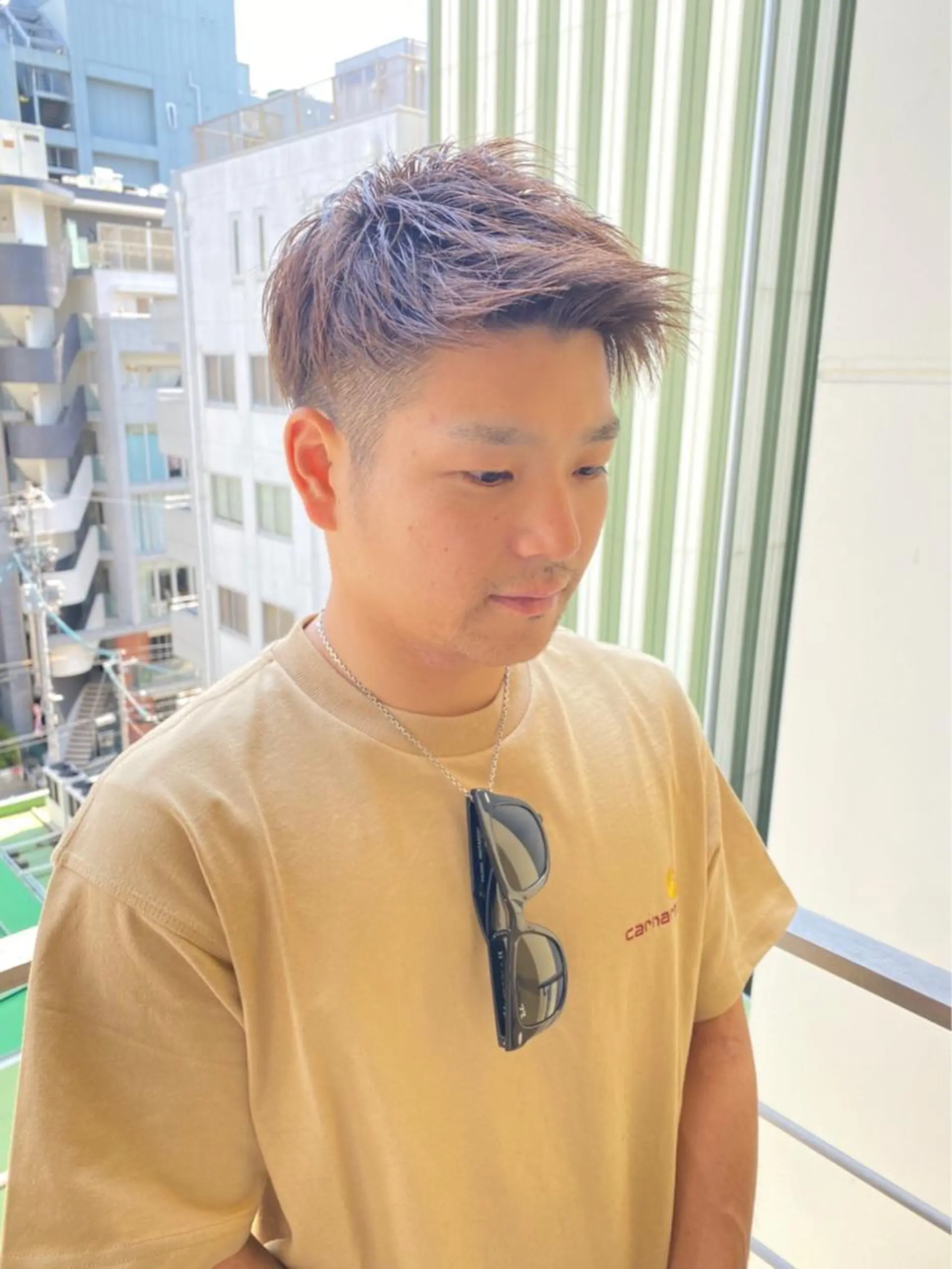 メンズ Lond luce心斎橋所属・✨縮毛矯正✨レイヤー ホウダカズヒロのヘアスタイル