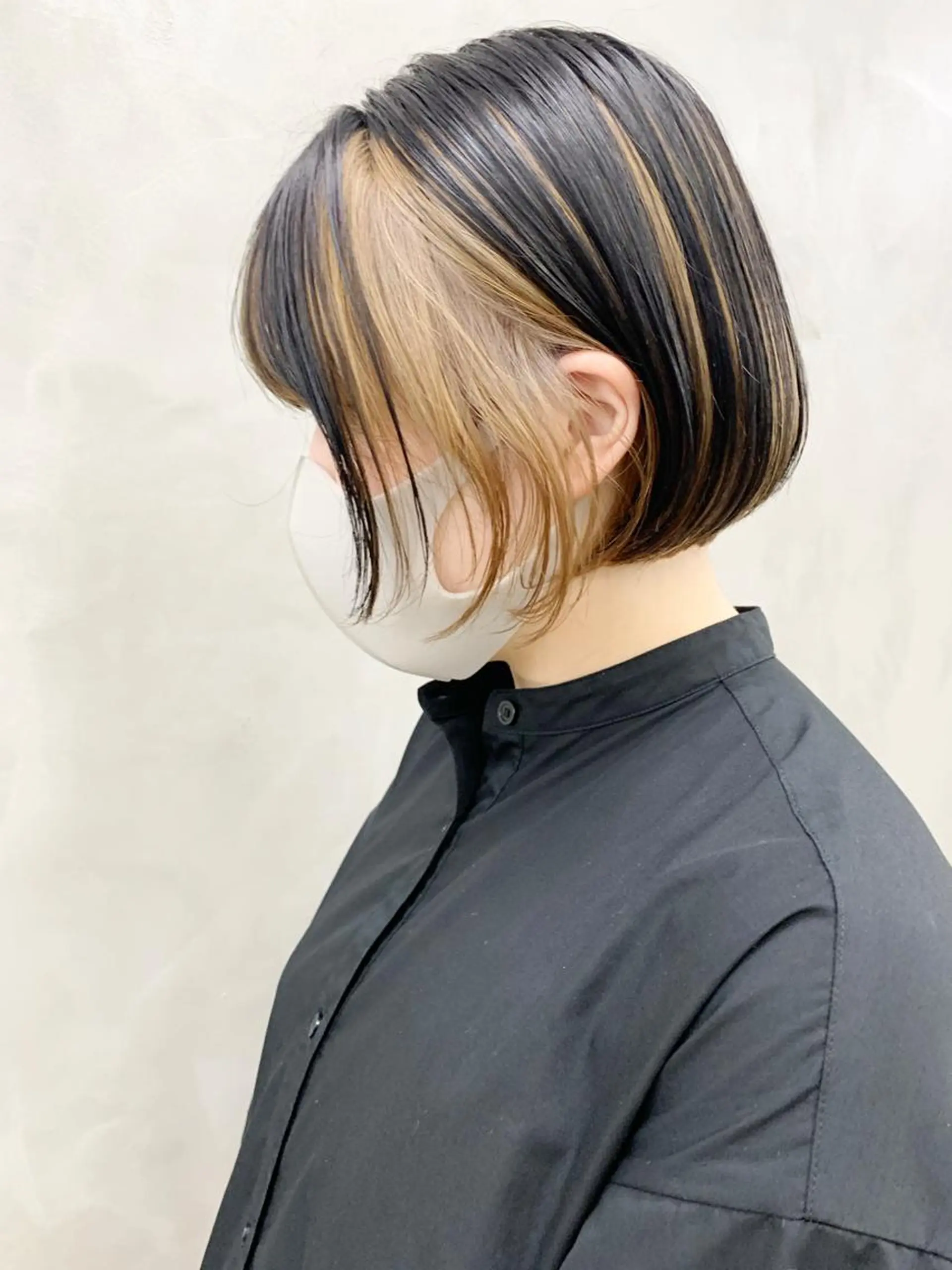 カラー インナーカラー ボブ ヘッドスパ (女性限定)🍋モエのヘアスタイル