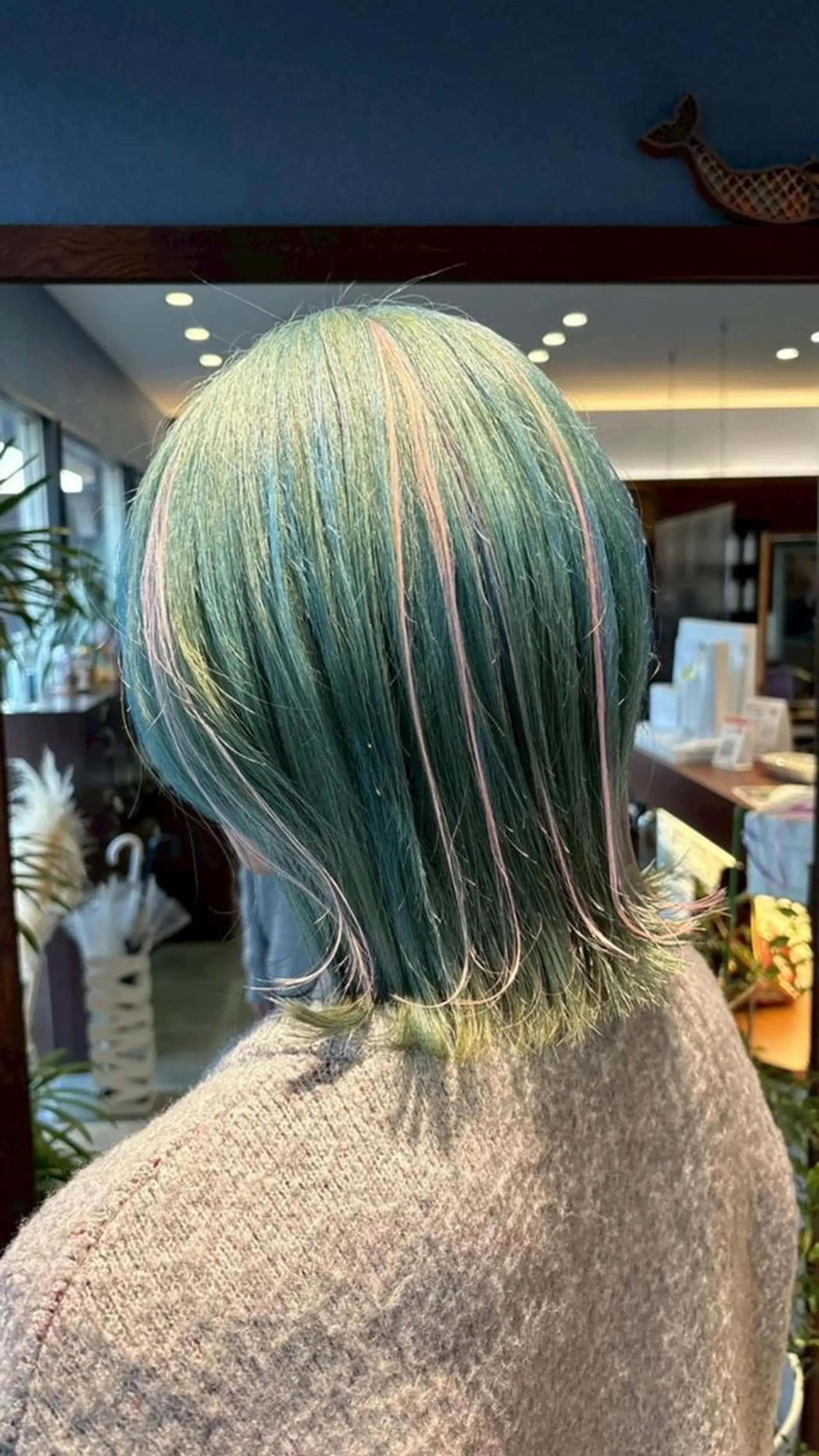 ミディアム エクステ ハイライト ヘアカラー エクステ 🫧Kubu🍀 natsume🫧のヘアスタイル