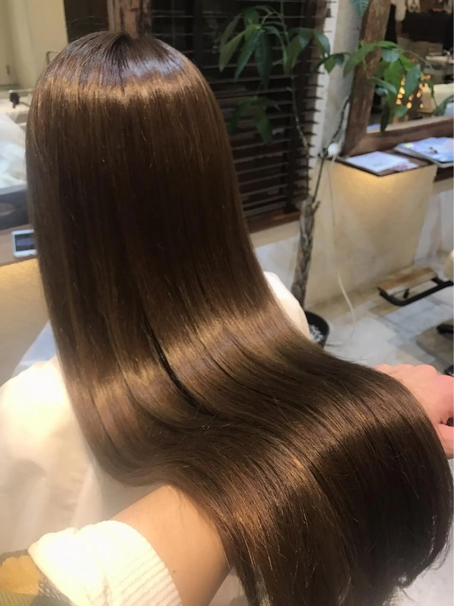 カット 縮毛矯正 トリートメント kana .オリーブ /ナチュラルヘアのヘアスタイル