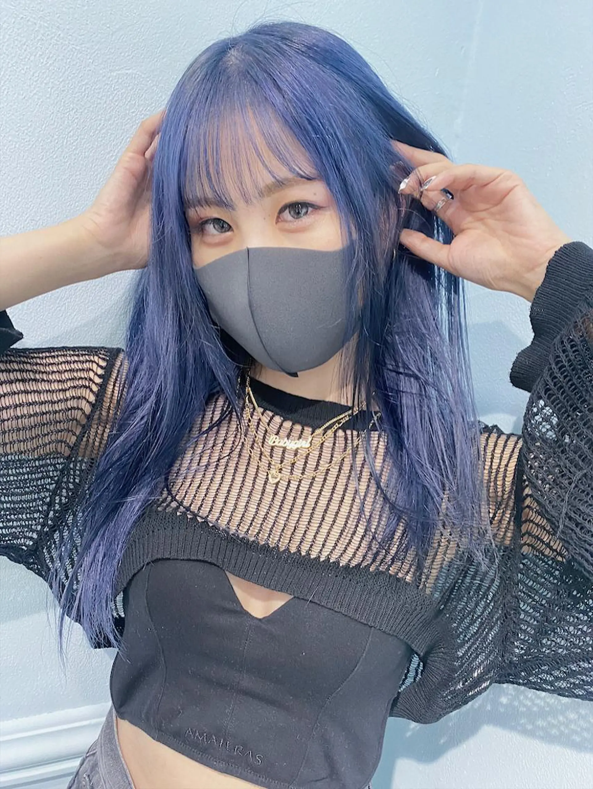 ロング カラー ヘアアレンジ 韓国レイヤーカット/ 儚げカラーチナツのヘアスタイル