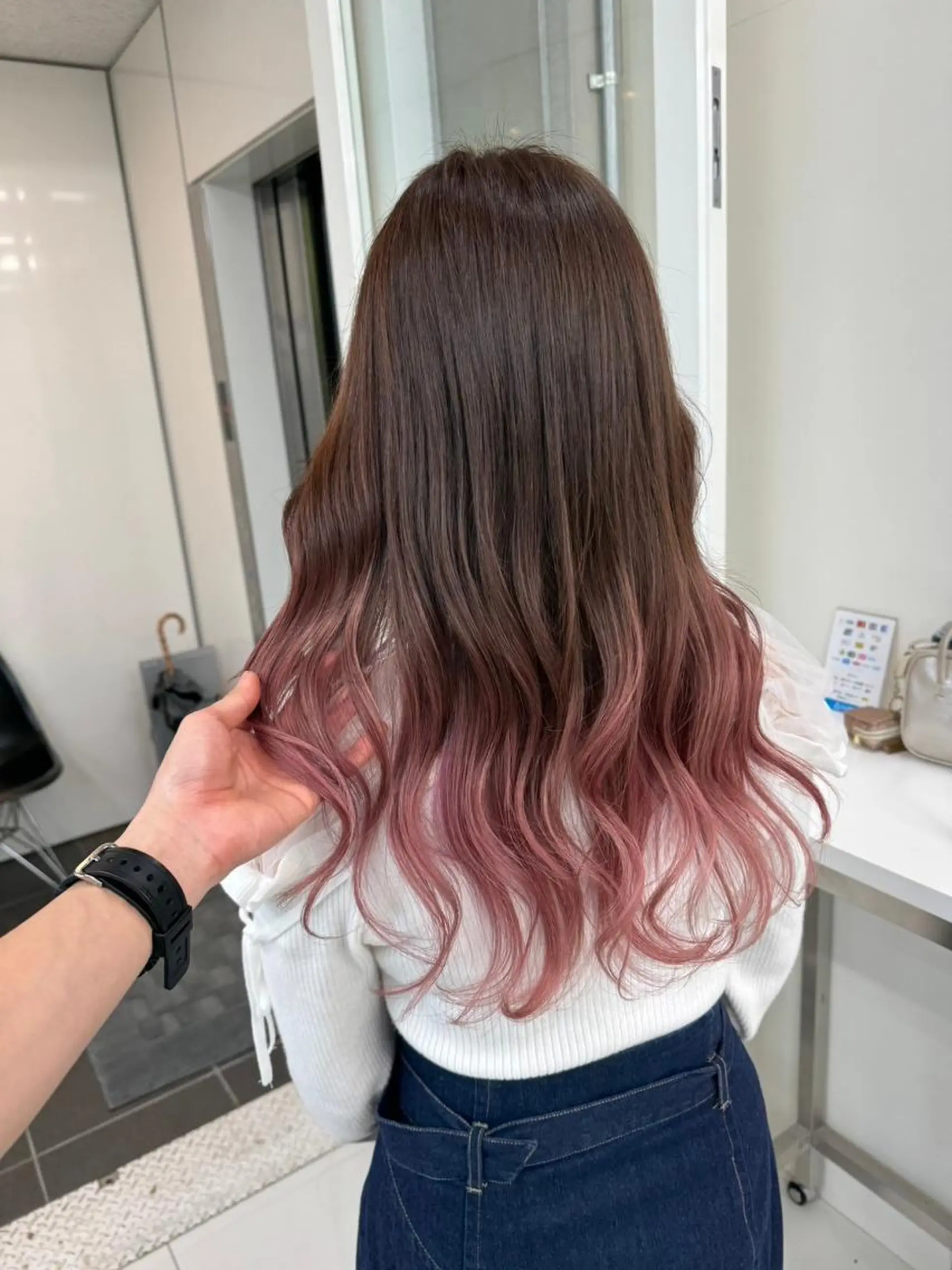 ロング カラー ヘアカラー トリートメント 【公式】amble luxe池袋東口🩷のヘアスタイル