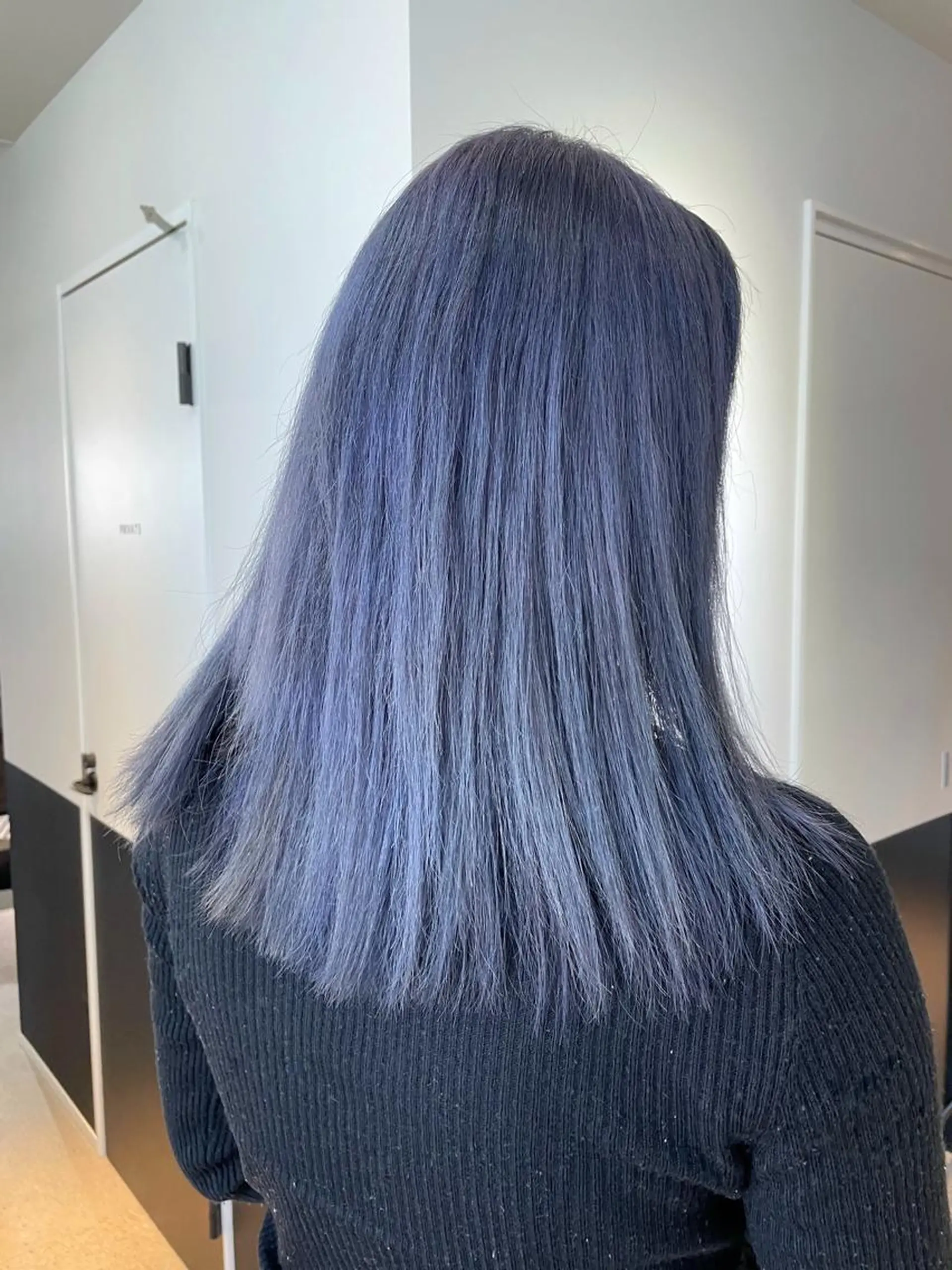 セミロング カラー ブリーチ 片山美穂 心斎橋・なんばのヘアスタイル