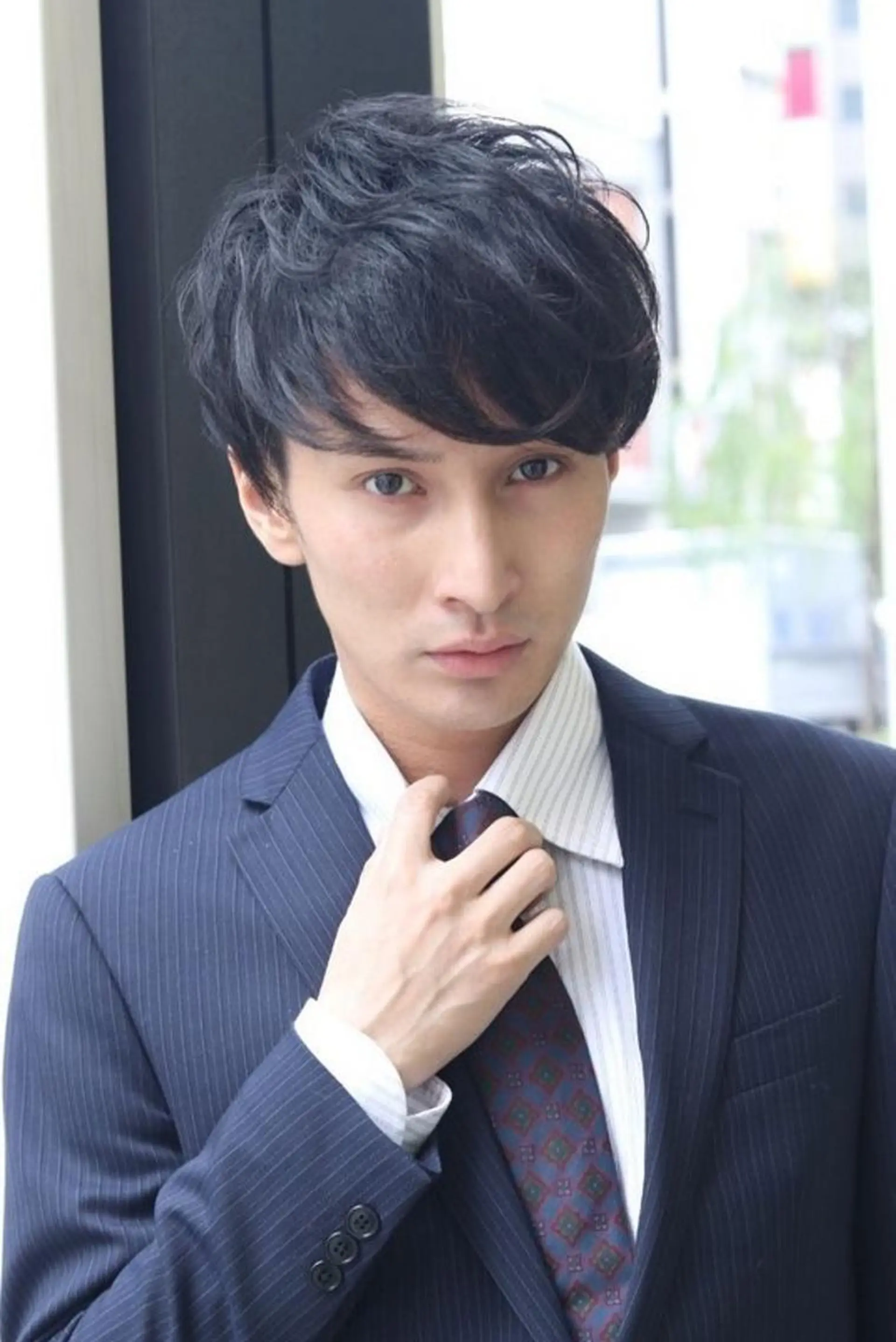 ショート パーマ メンズ ビジネス マッシュ ツーブロック カット TV出演&受賞歴有☆ 宮本輝正のヘアスタイル