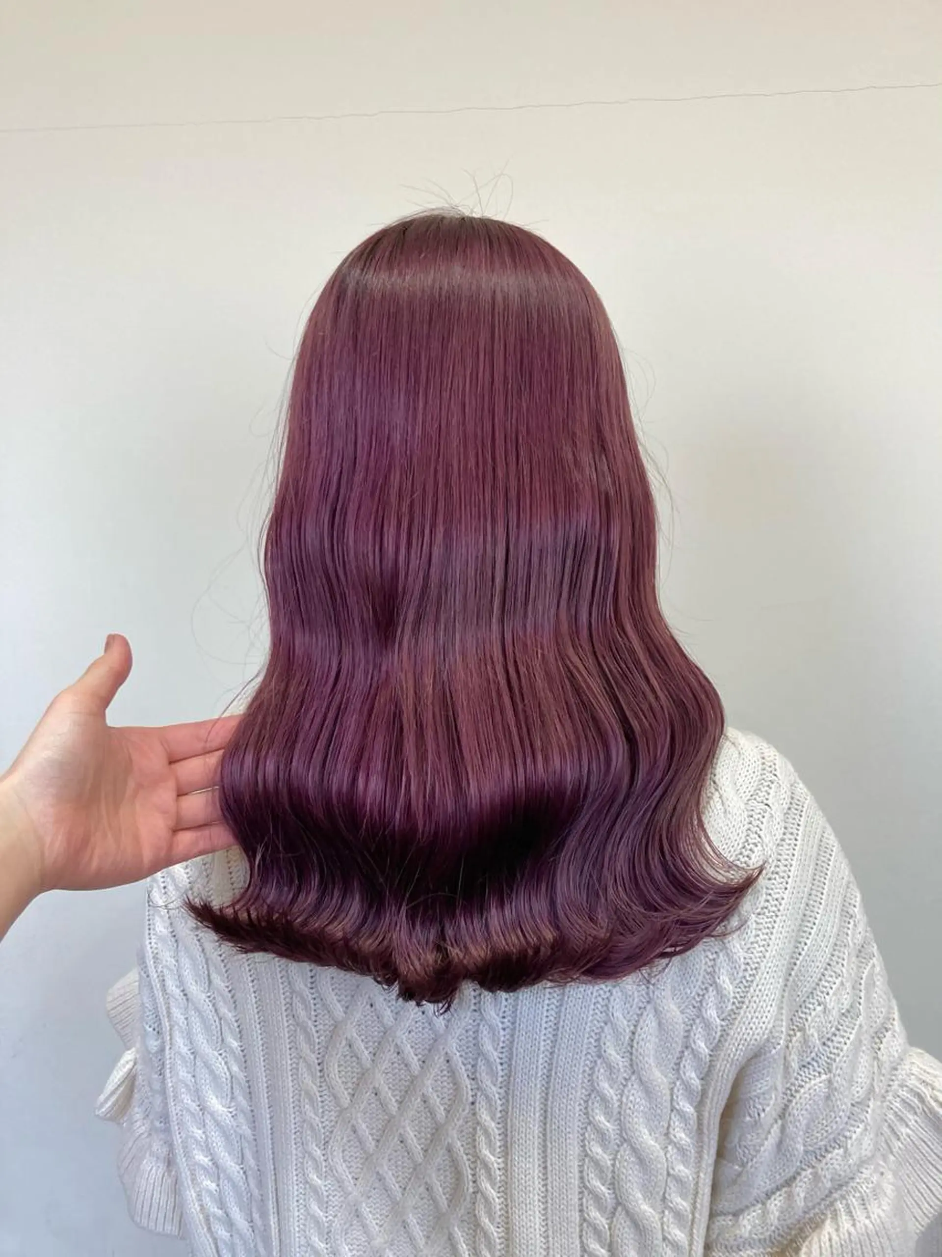 ロング ヘアカラー トリートメント 梅山 美侑のヘアスタイル