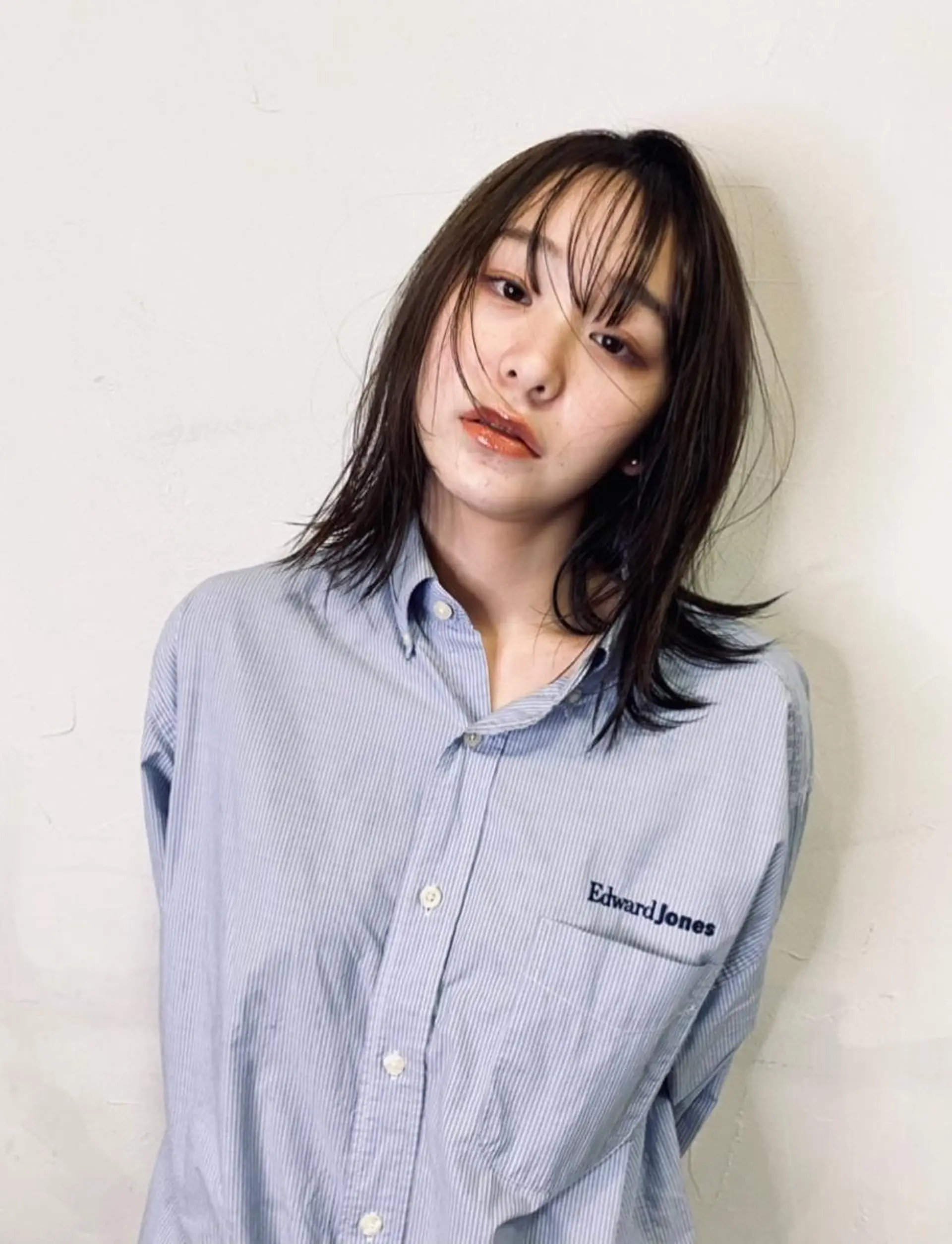 セミロング 宮腰 瑠果のヘアスタイル