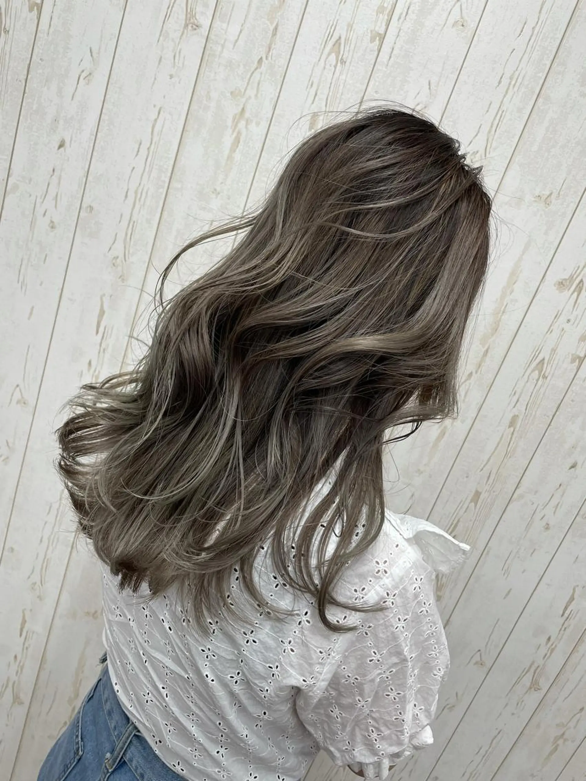 ロング カラー バレイヤージュ レイヤーカット カット ヘアカラー AN'TIA小作代表 ⭐︎kazuma⭐︎のヘアスタイル