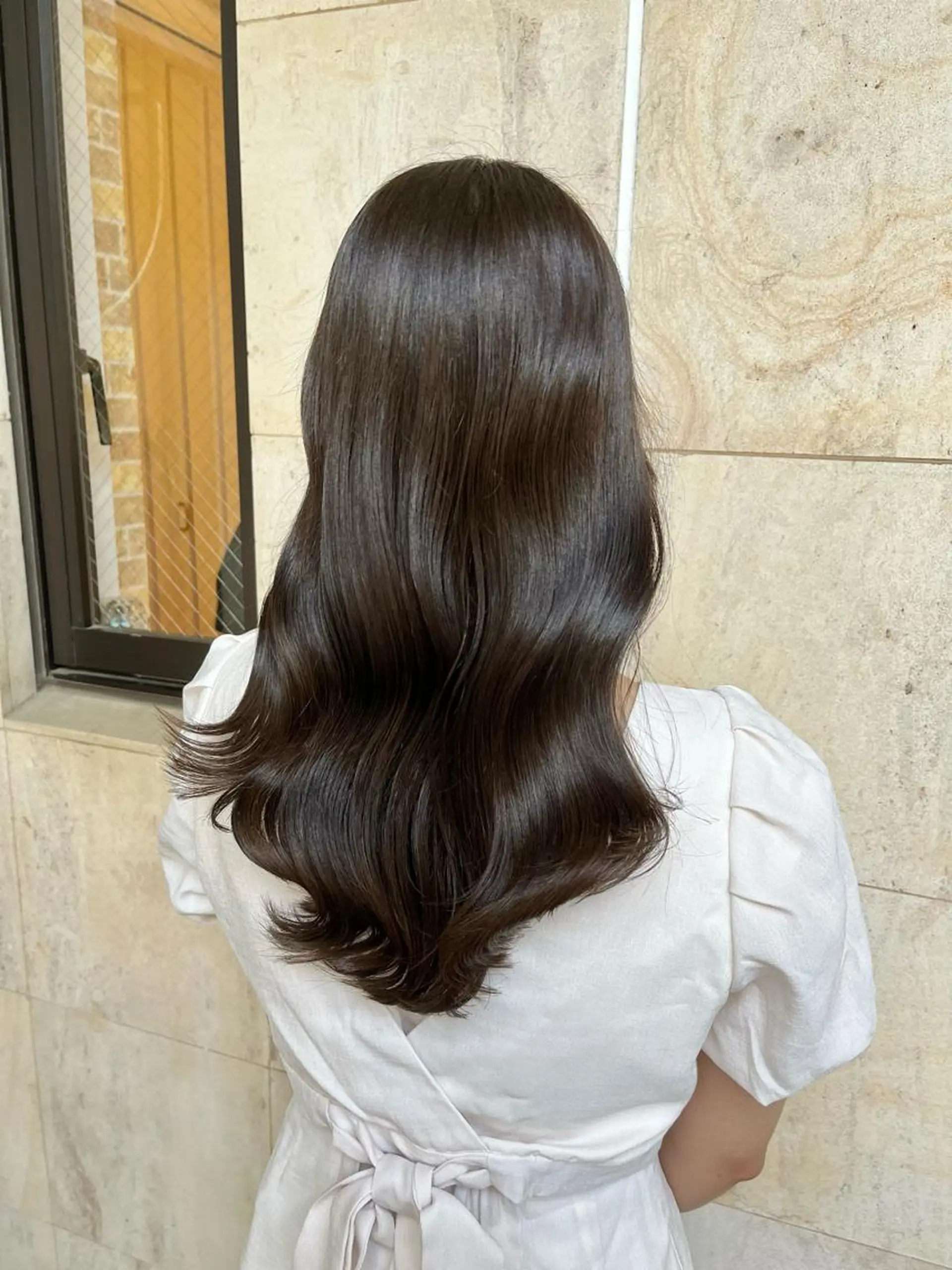 セミロング カラー ブリーチ ケアブリーチ ダブルカラー グラデーションカラー ハイライトカラー カット ヘアカラー トリートメント ブリーチなし✨艶髪 カラー𓃲YAGIのヘアスタイル