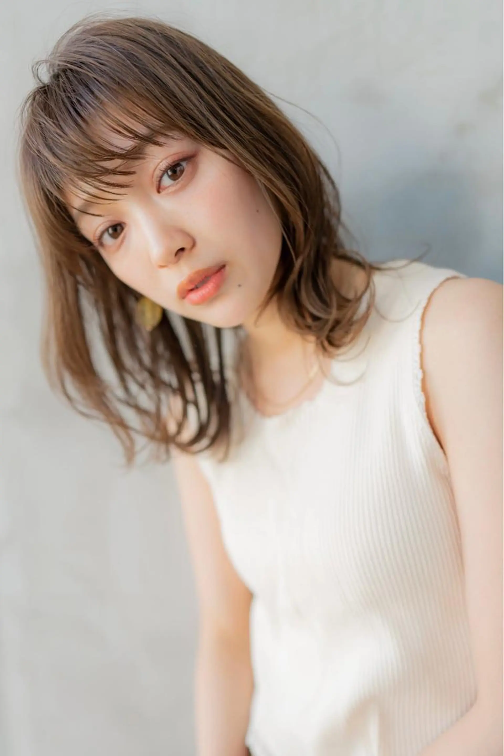 ミディアム カラー 韓国ヘア 店長NEGIのヘアスタイル