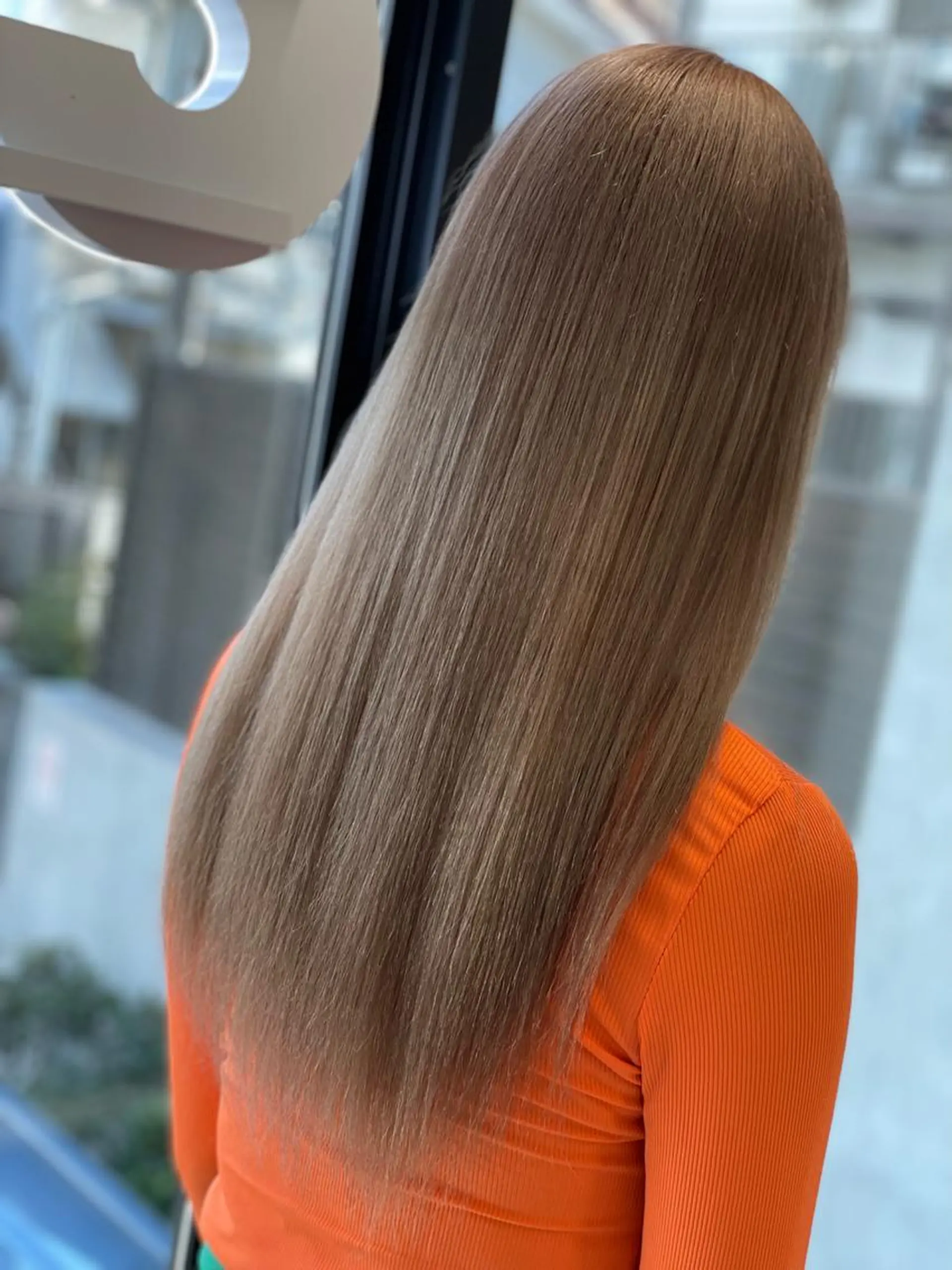 セミロング カラー ヘアアレンジ ブリーチ ケアブリーチ ダブルカラー 髪質改善 小顔カット ヘアカラー トリートメント 髪質改善×ハイトーン 中田啄也のヘアスタイル