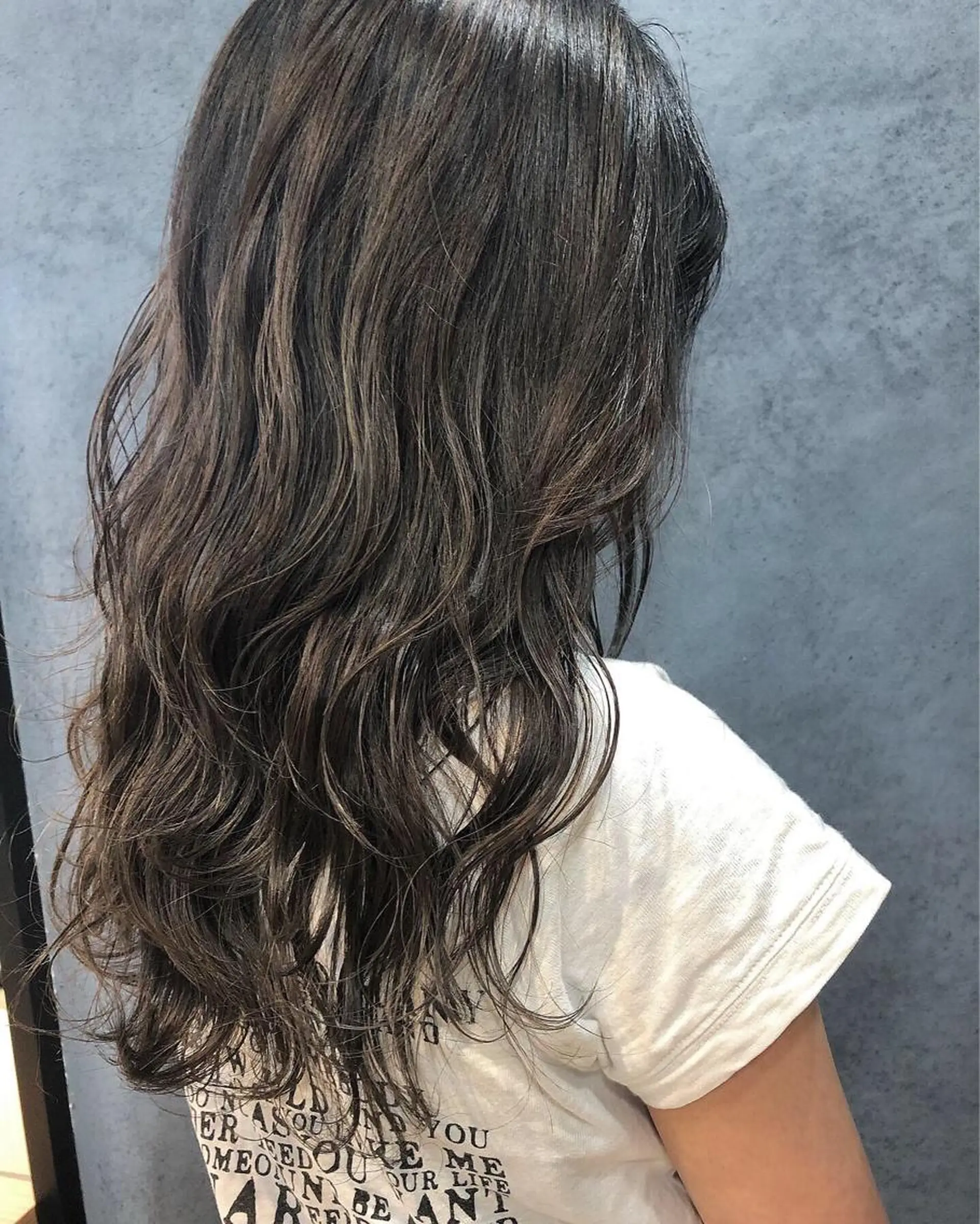 ロング カラー ヘアアレンジ メンズ キッズ ネイル マツエク・マツパ GO TODAY SHAiRE SALON所属・透明感カラー🤎 ゆりのヘアスタイル