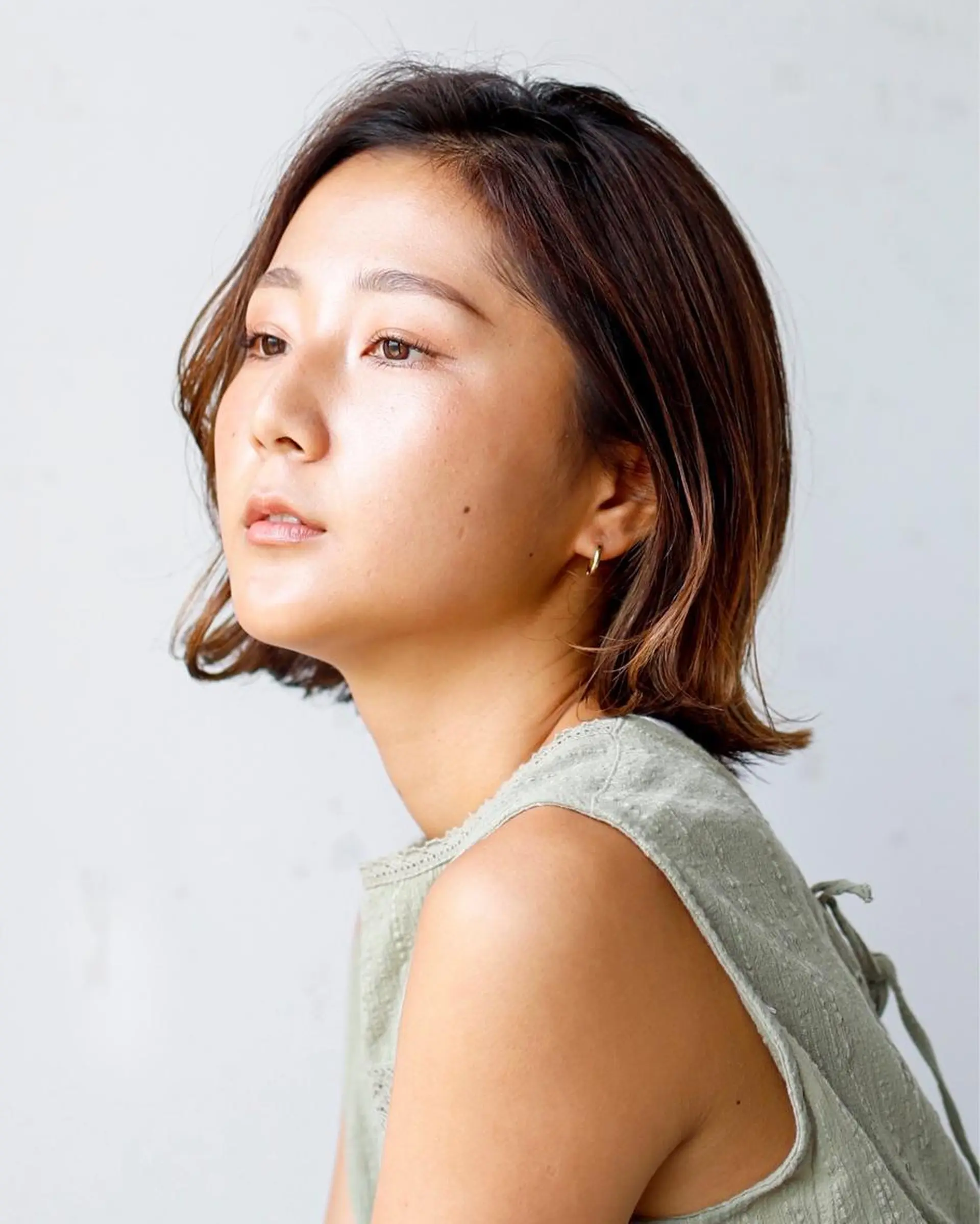 ミディアム カラー カット ヘッドスパ 髪質改善/韓国/ ヘアセット/夏美のヘアスタイル