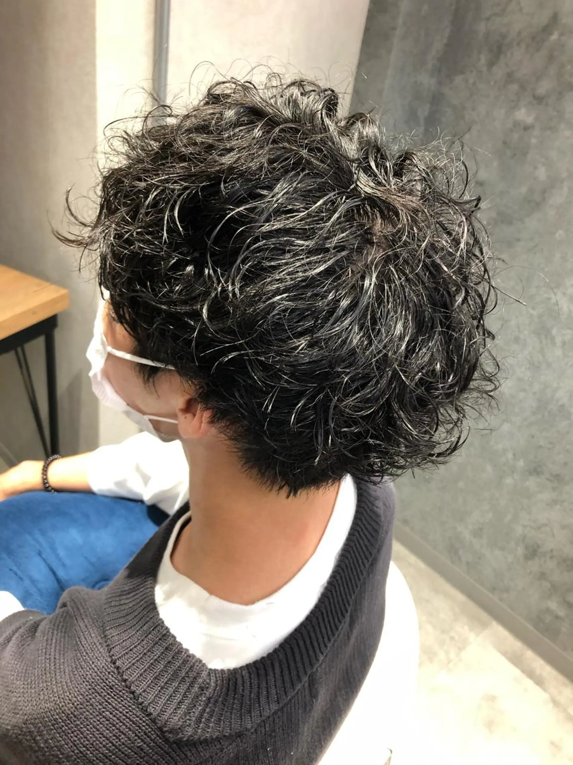 パーマ メンズ マッシュ Noyヨシモト ヒロトのヘアスタイル