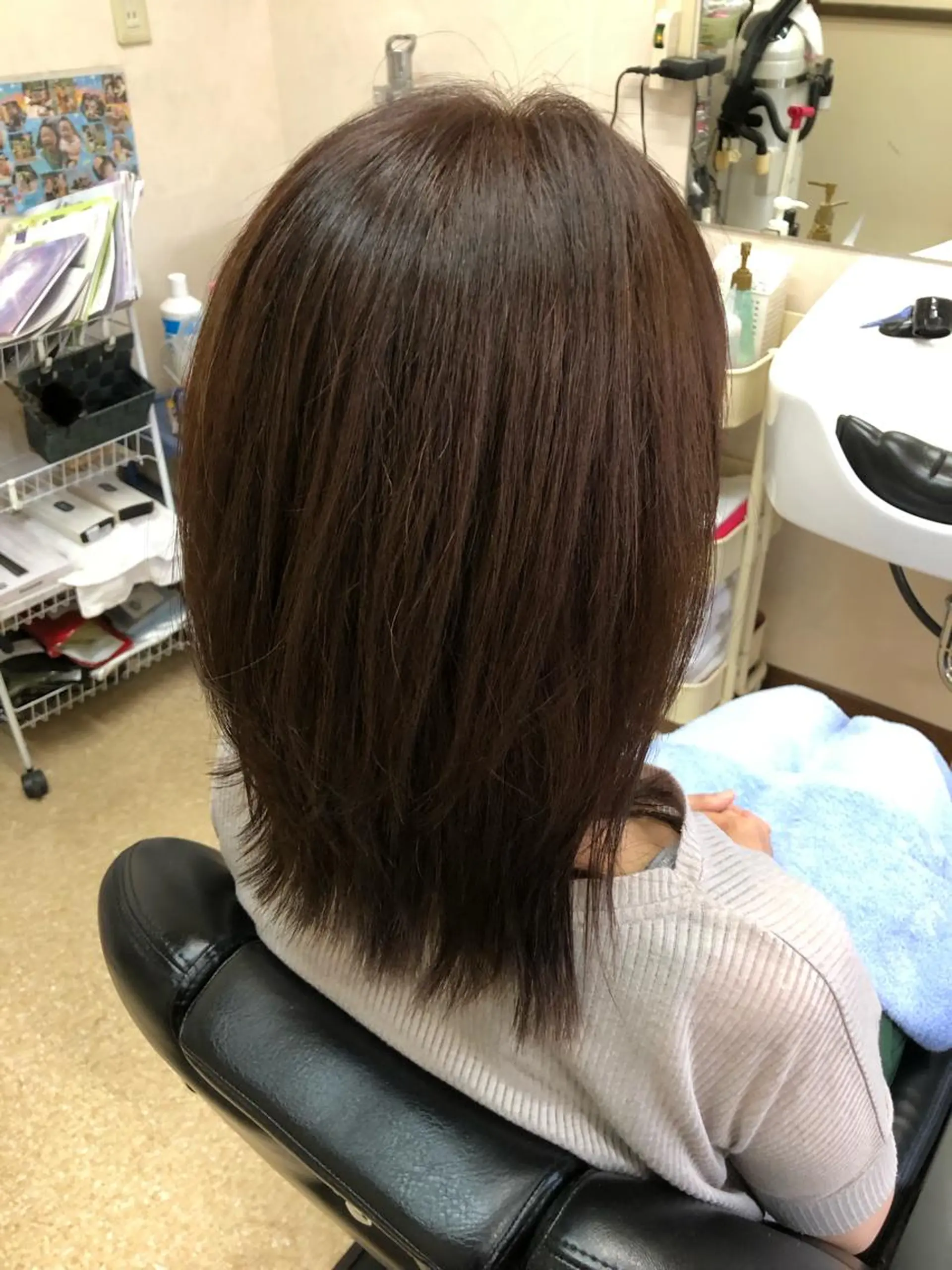 ミディアム カラー 石塚 浩のヘアスタイル