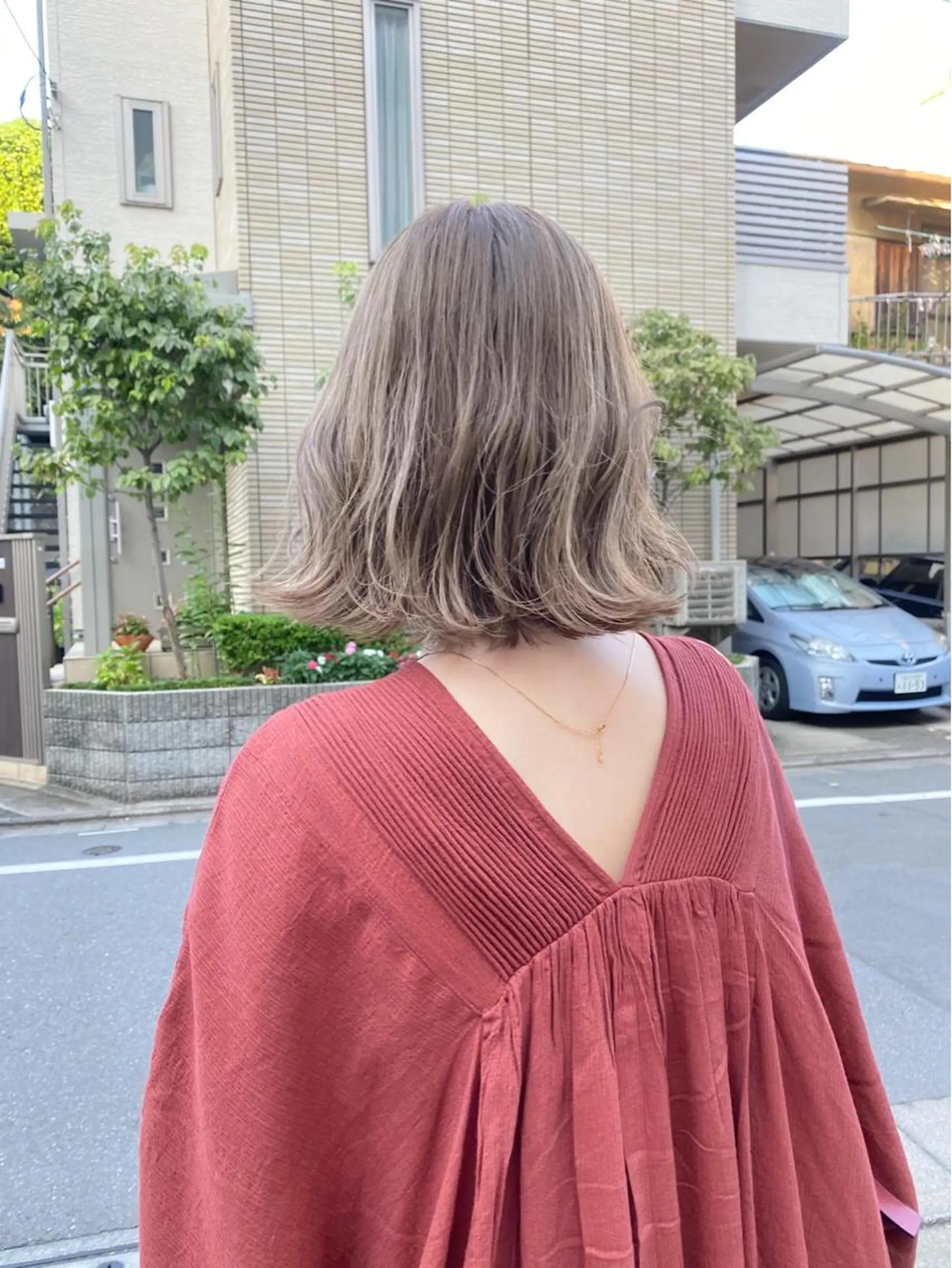 ショート カラー ボブ/ミニボブ 透明感カラーkadoのヘアスタイル