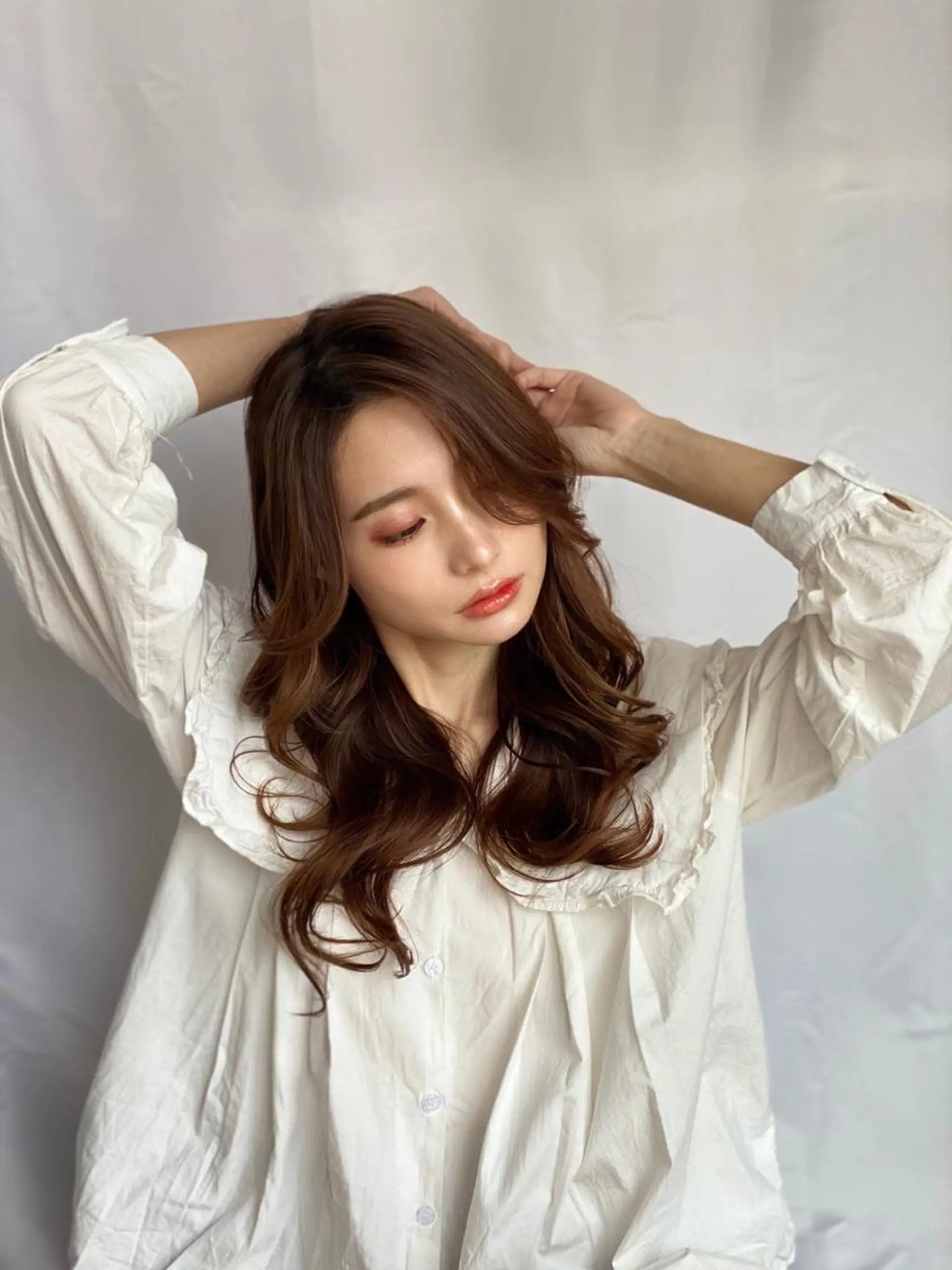 ロング カラー ヘアアレンジ Rely 美空のヘアスタイル