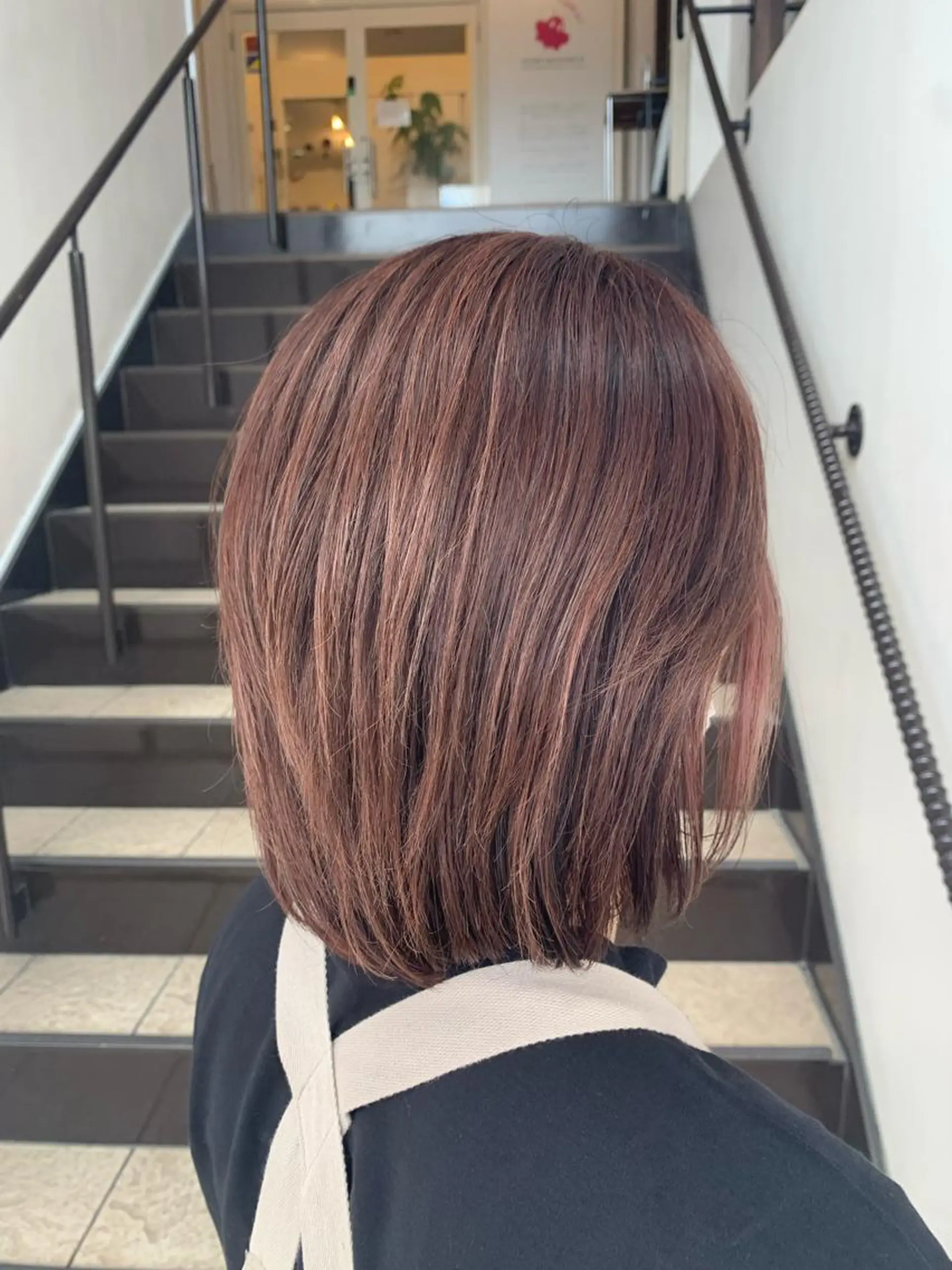 ショート カラー ベージュカラー ピンクカラー ピンクベージュ Emma ecole所属・Emma ecole /栄/RIOのヘアスタイル