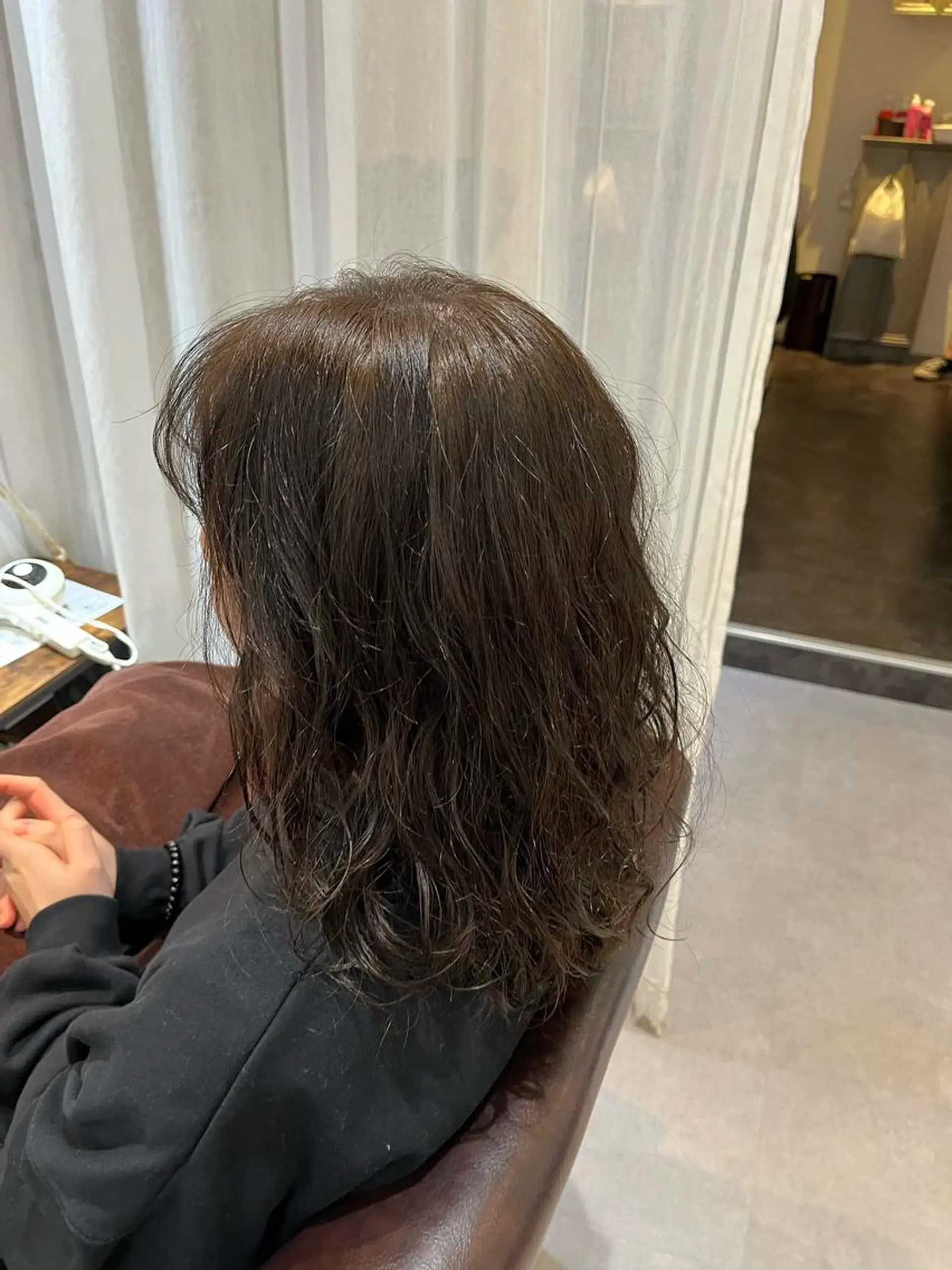 セミロング ツヤカラー🫧Sae ネイルモデル募集中のヘアスタイル