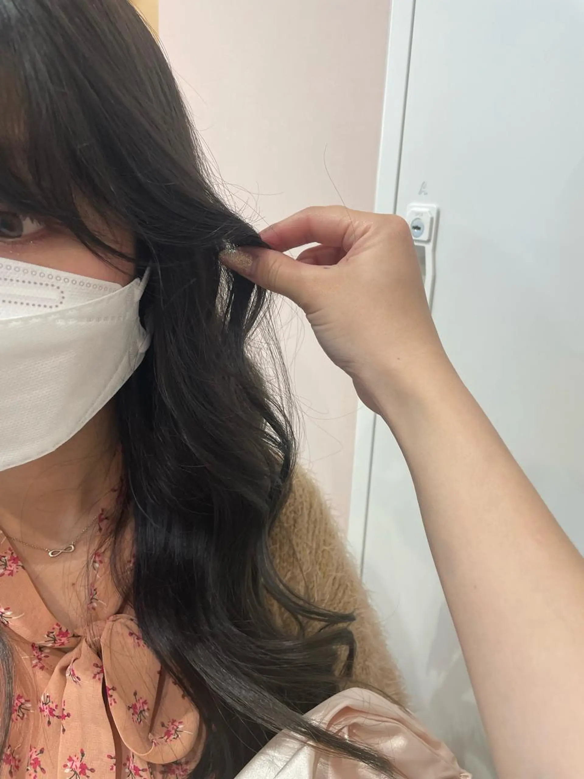 ロング マホ/日吉/髪質改善 /レイヤー/ガーリーのヘアスタイル