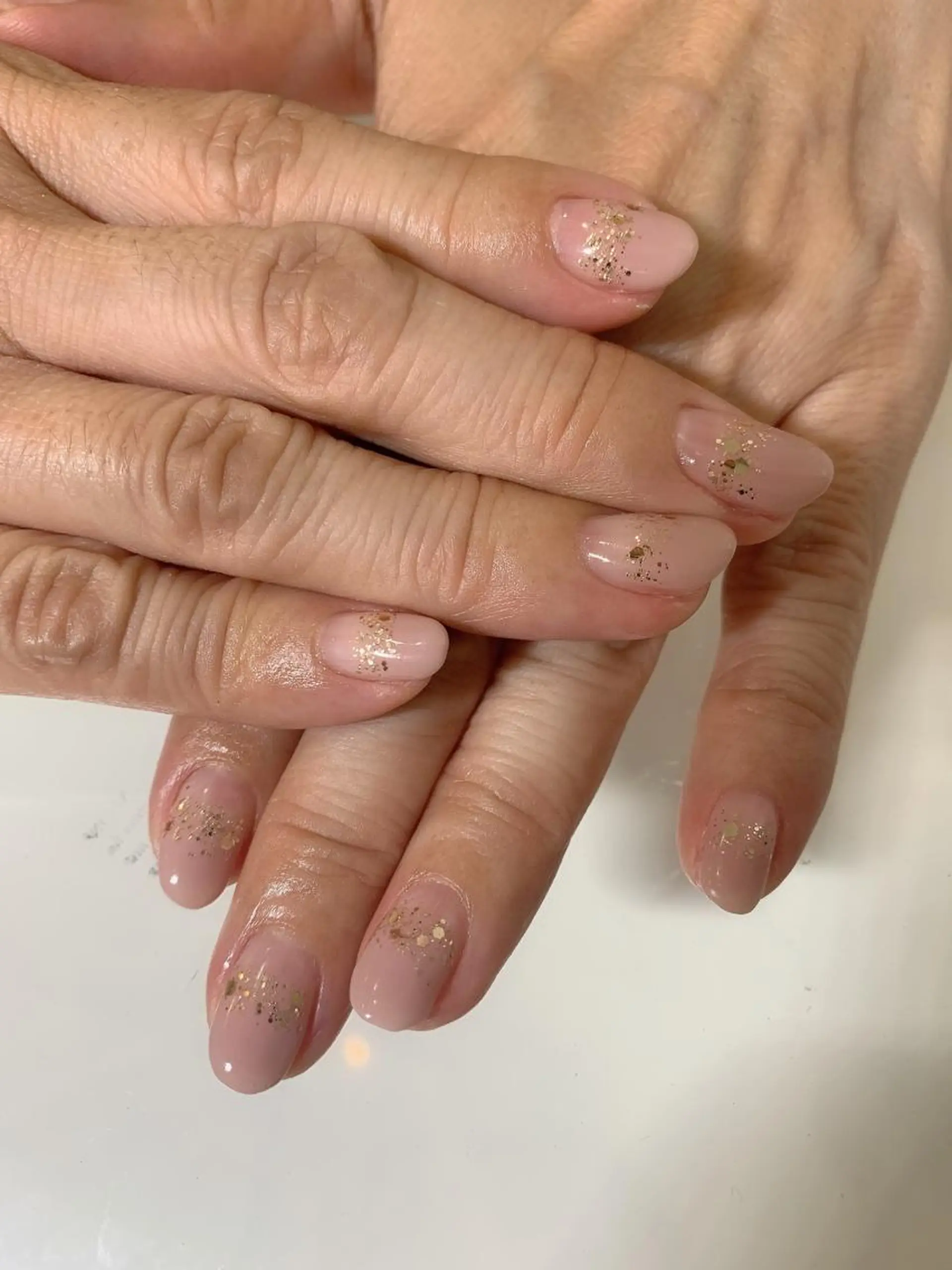ネイル グラデーション ラメ(グリッター) Nail salon Dejavu 🌿のネイルデザイン