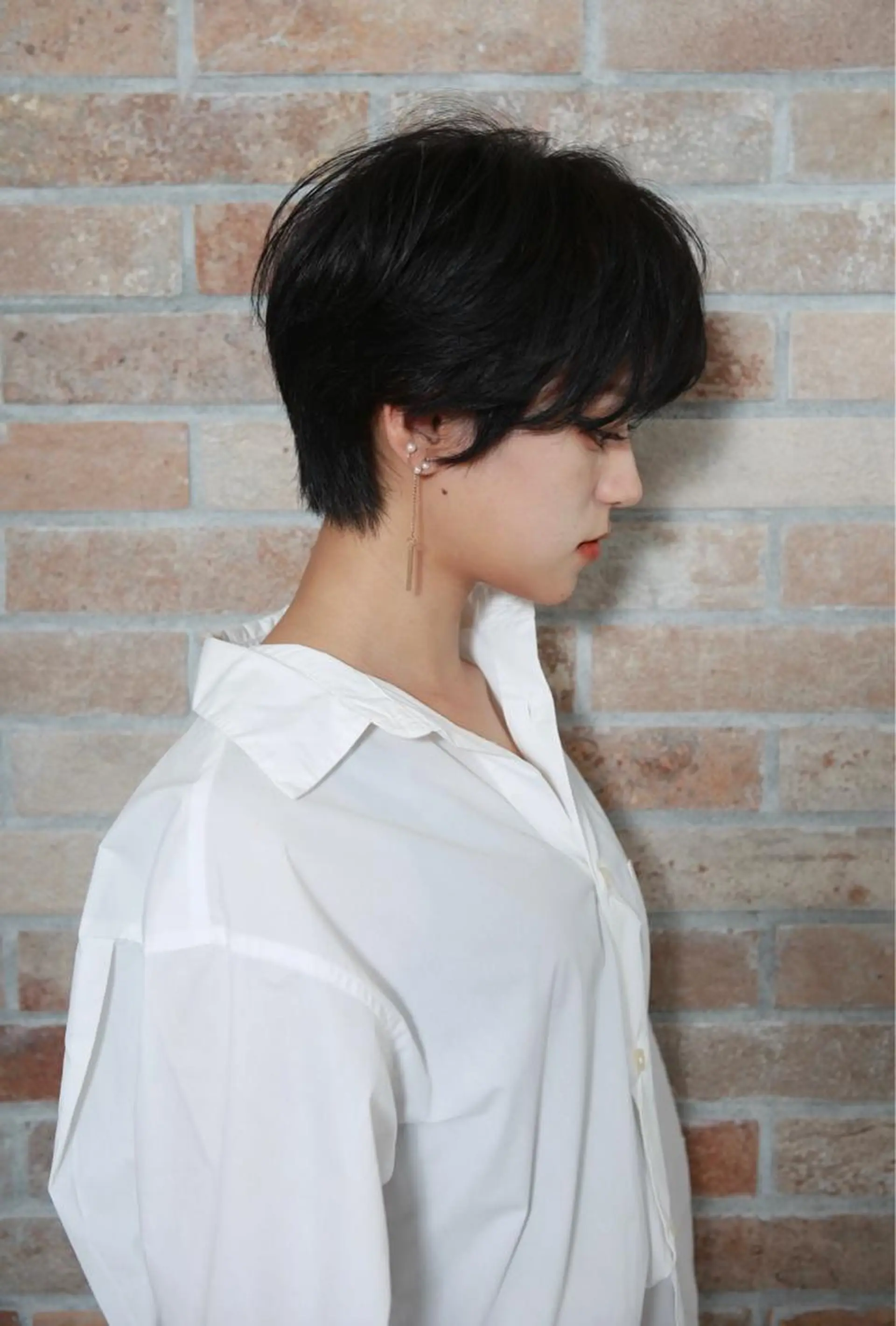 ショート ショートヘア レイヤー/メンズ 奥野恭平のヘアスタイル