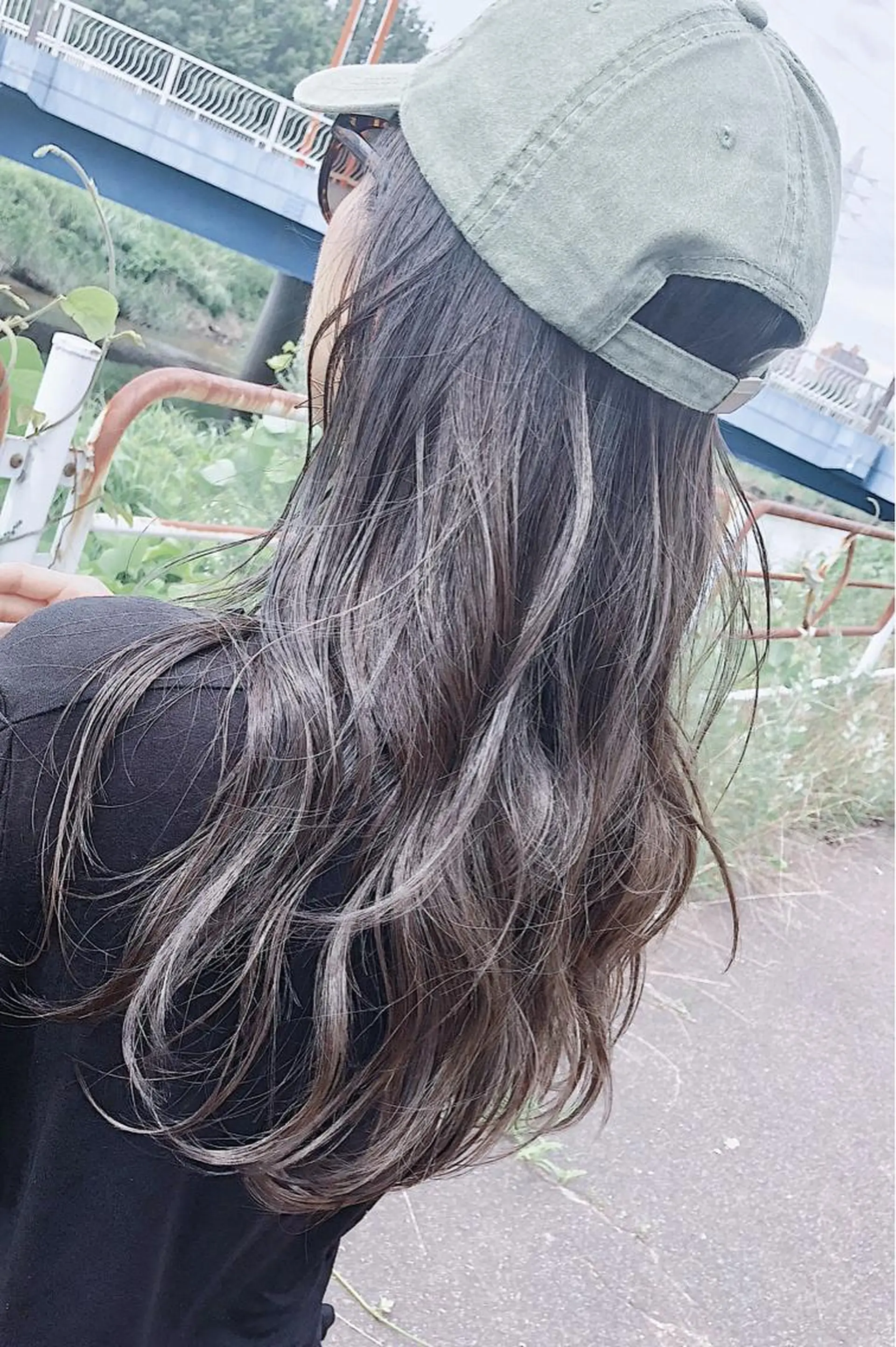 ロング カラー 髪質改善/顔まわり 石原のヘアスタイル