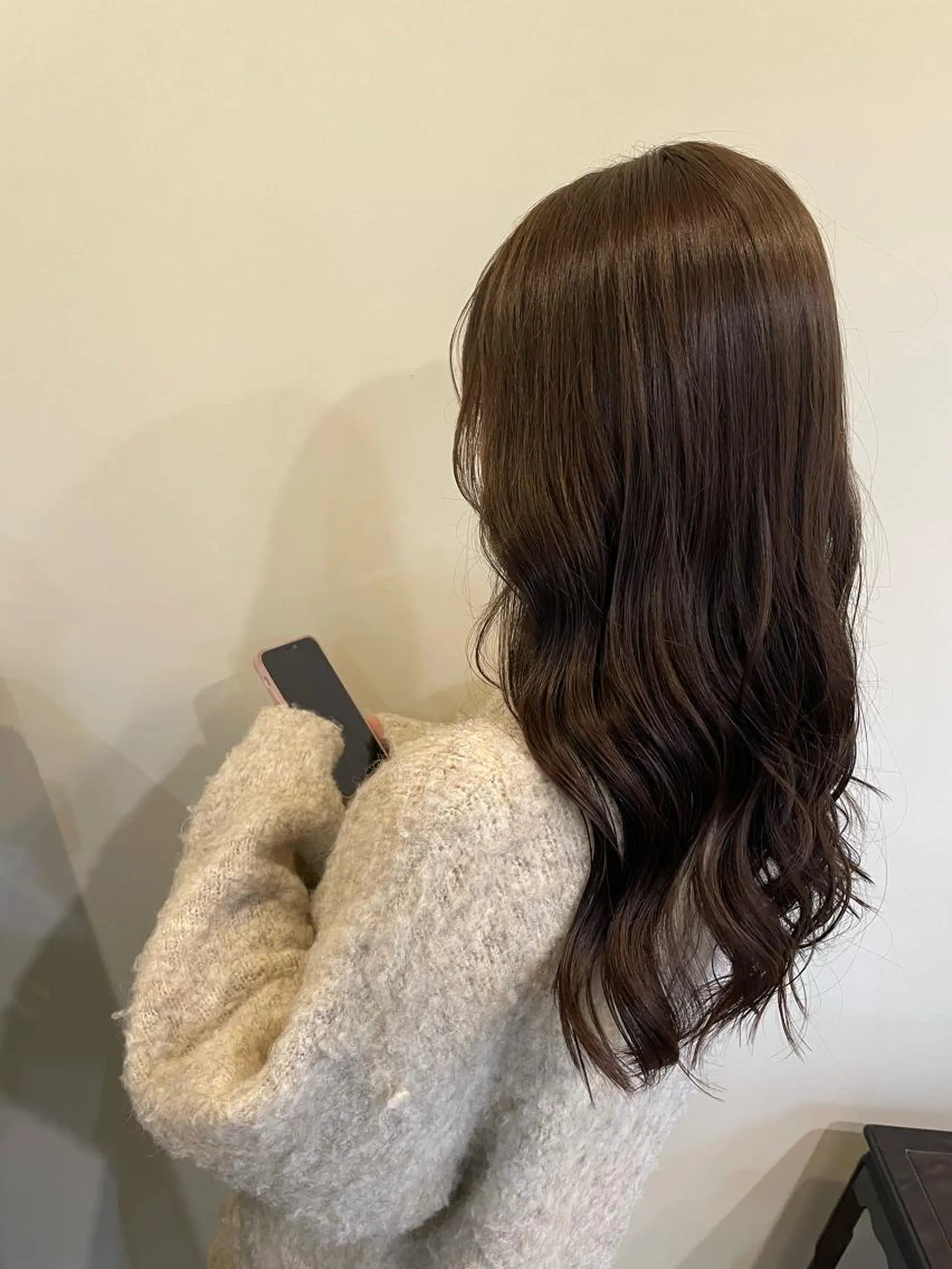 ロング アッシュ アッシュブラウン 亀川蓮 Agu hairのヘアスタイル