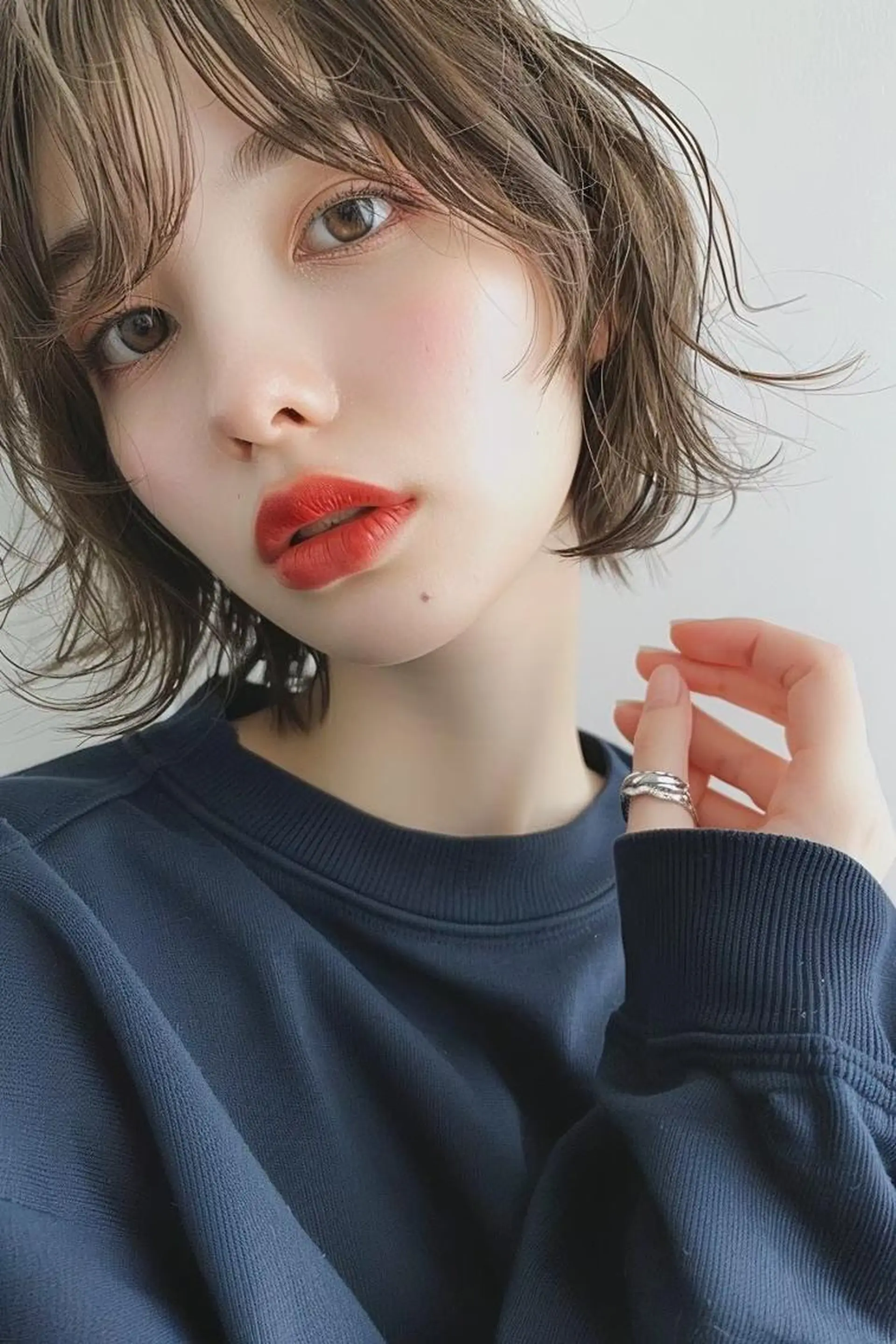 ショート パーマ カラー 🌜 Lulu 🌛 公式/大通のヘアスタイル