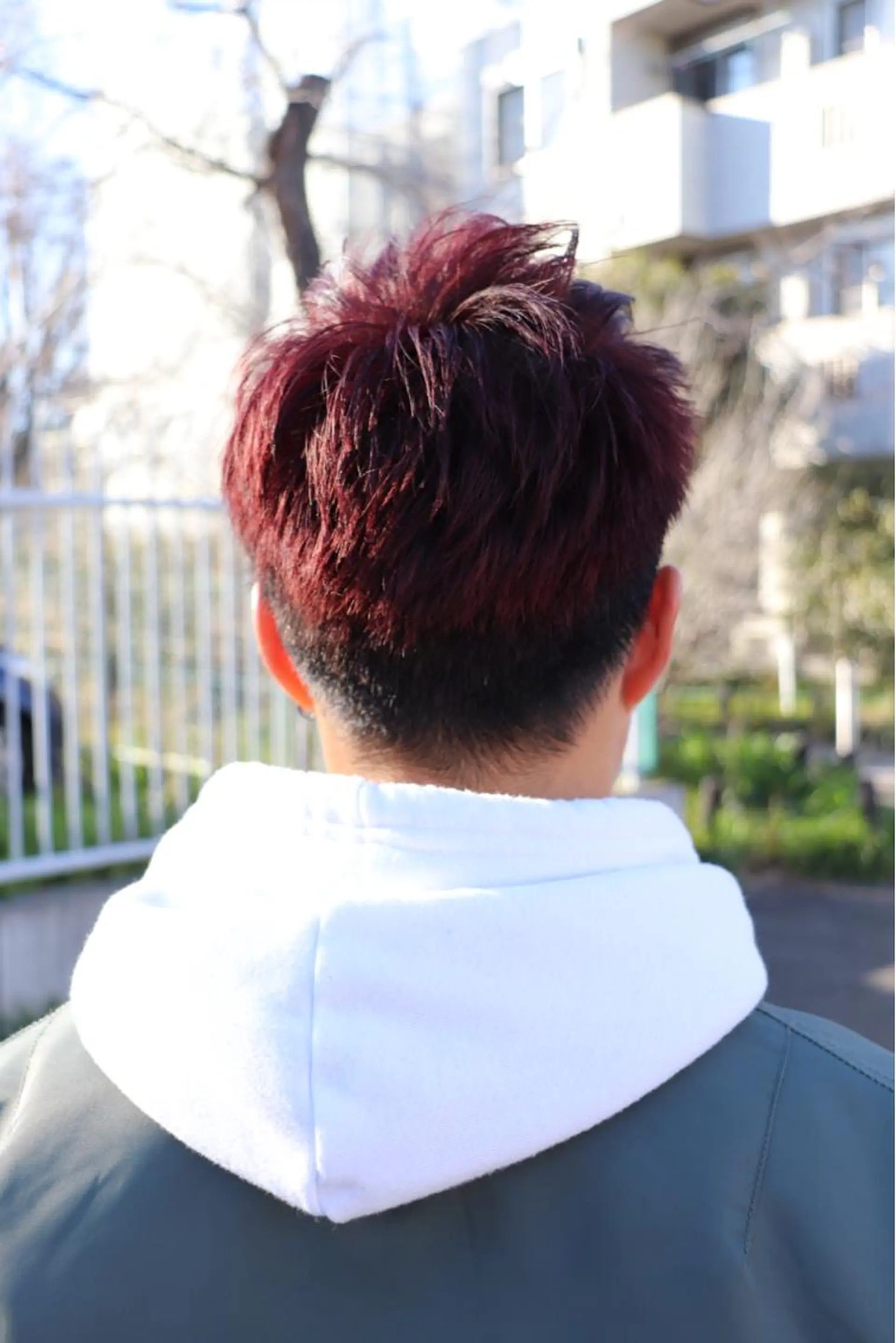 カラー レッドカラー MEN'S特化🌈 KATOのヘアスタイル